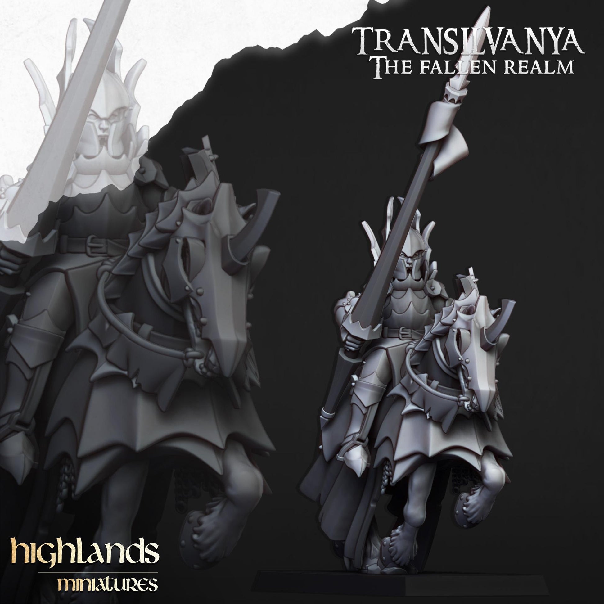 Vampire Knights | Sunland | Highland Miniatures | 32mm Scale Resin Tabletop RPG Figures for Roleplaying and Wargaming