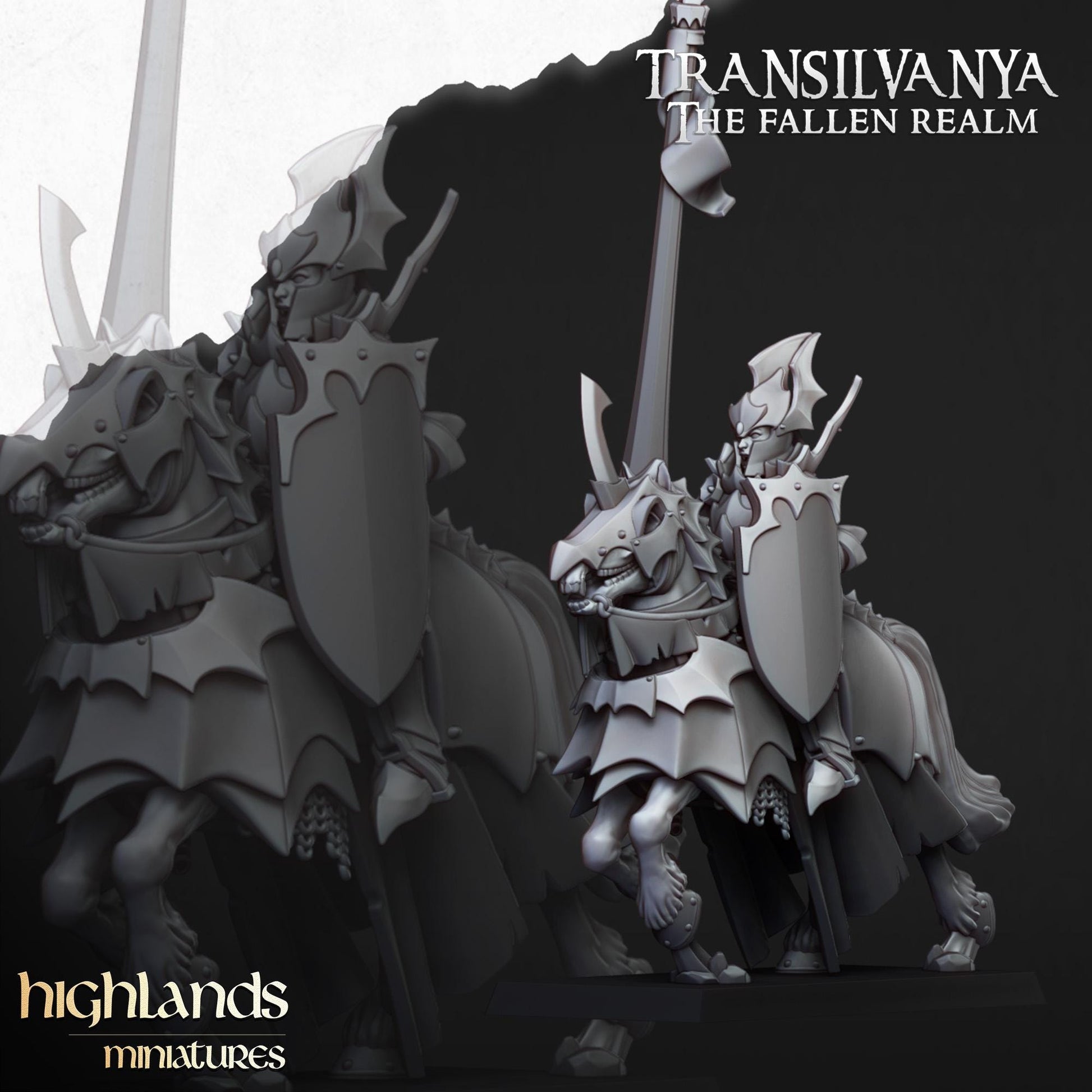 Vampire Knights | Sunland | Highland Miniatures | 32mm Scale Resin Tabletop RPG Figures for Roleplaying and Wargaming