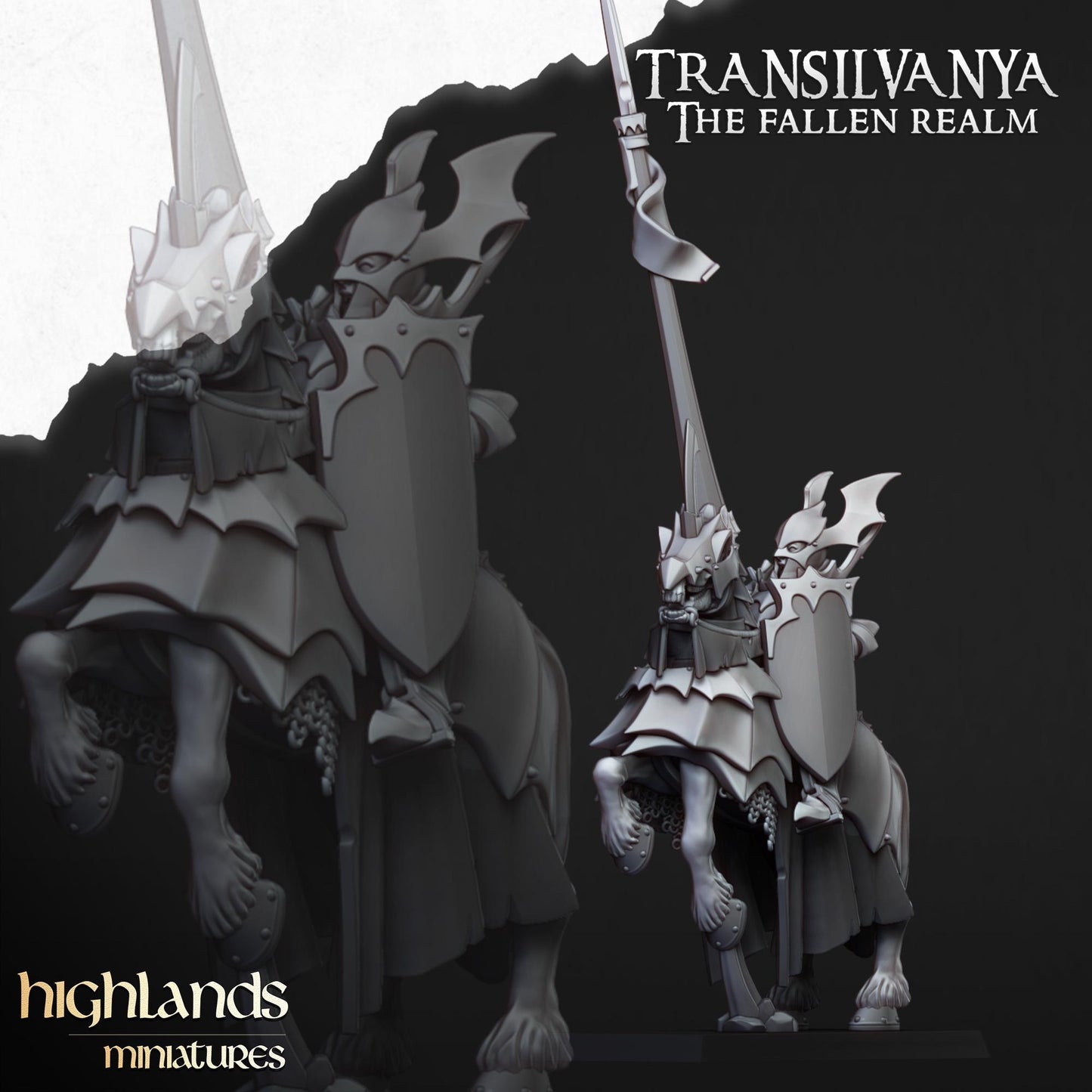 Vampire Knights | Sunland | Highland Miniatures | 32mm Scale Resin Tabletop RPG Figures for Roleplaying and Wargaming