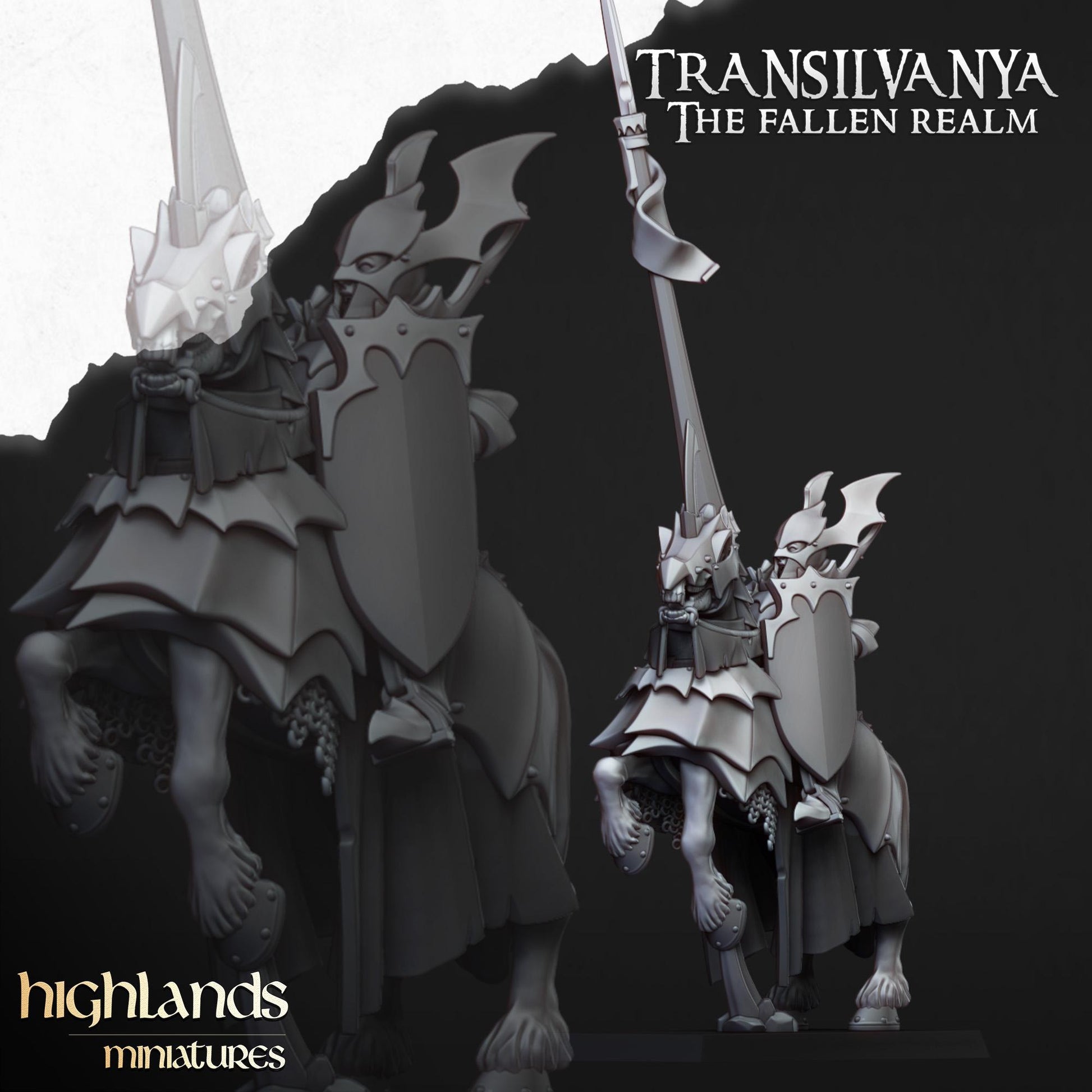 Vampire Knights | Sunland | Highland Miniatures | 32mm Scale Resin Tabletop RPG Figures for Roleplaying and Wargaming