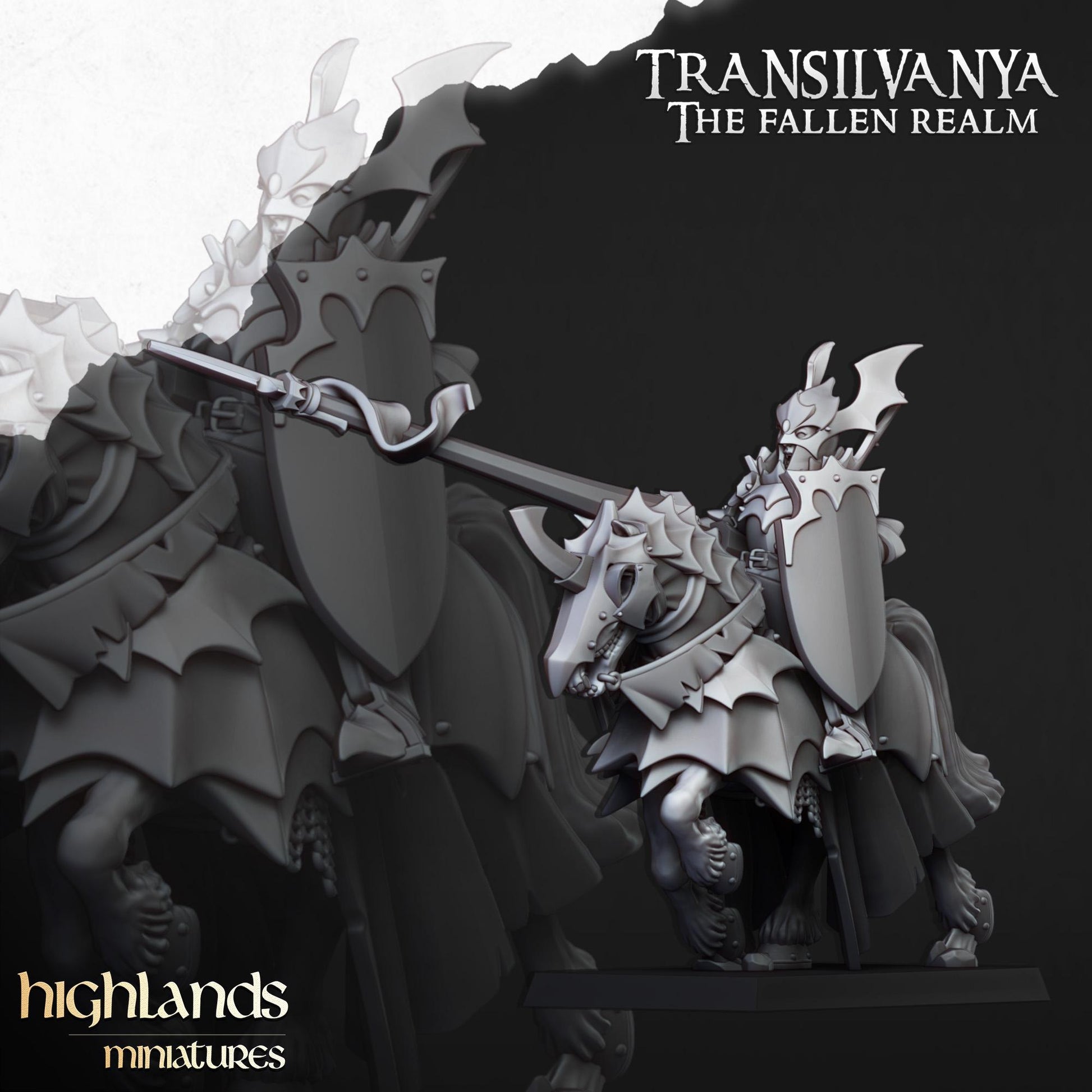 Vampire Knights | Sunland | Highland Miniatures | 32mm Scale Resin Tabletop RPG Figures for Roleplaying and Wargaming