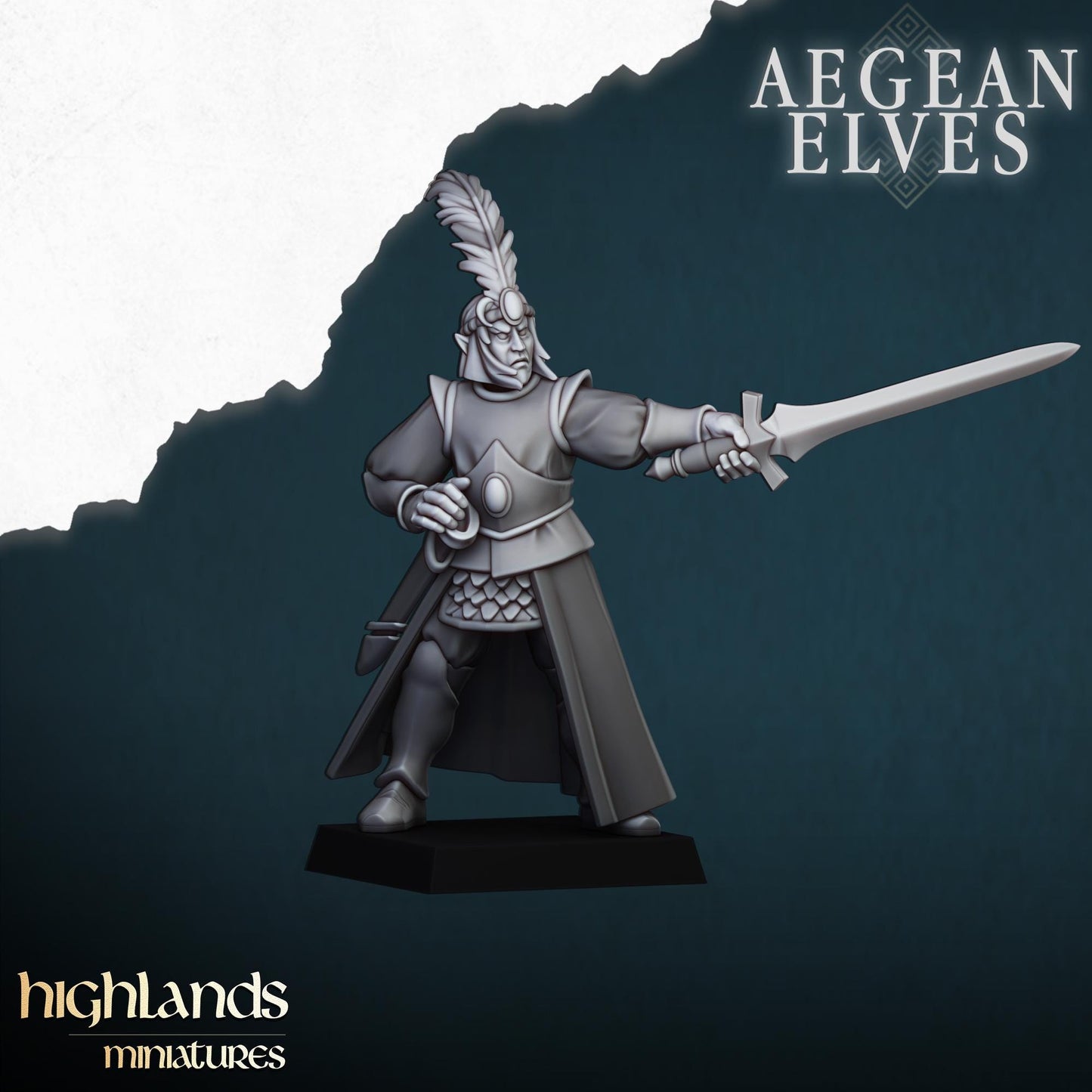 Aegean Elf Ballista | Aegean Elves | Highland Miniatures | 32mm Scale Resin Tabletop RPG Figures for Tabletop Roleplaying and Wargaming