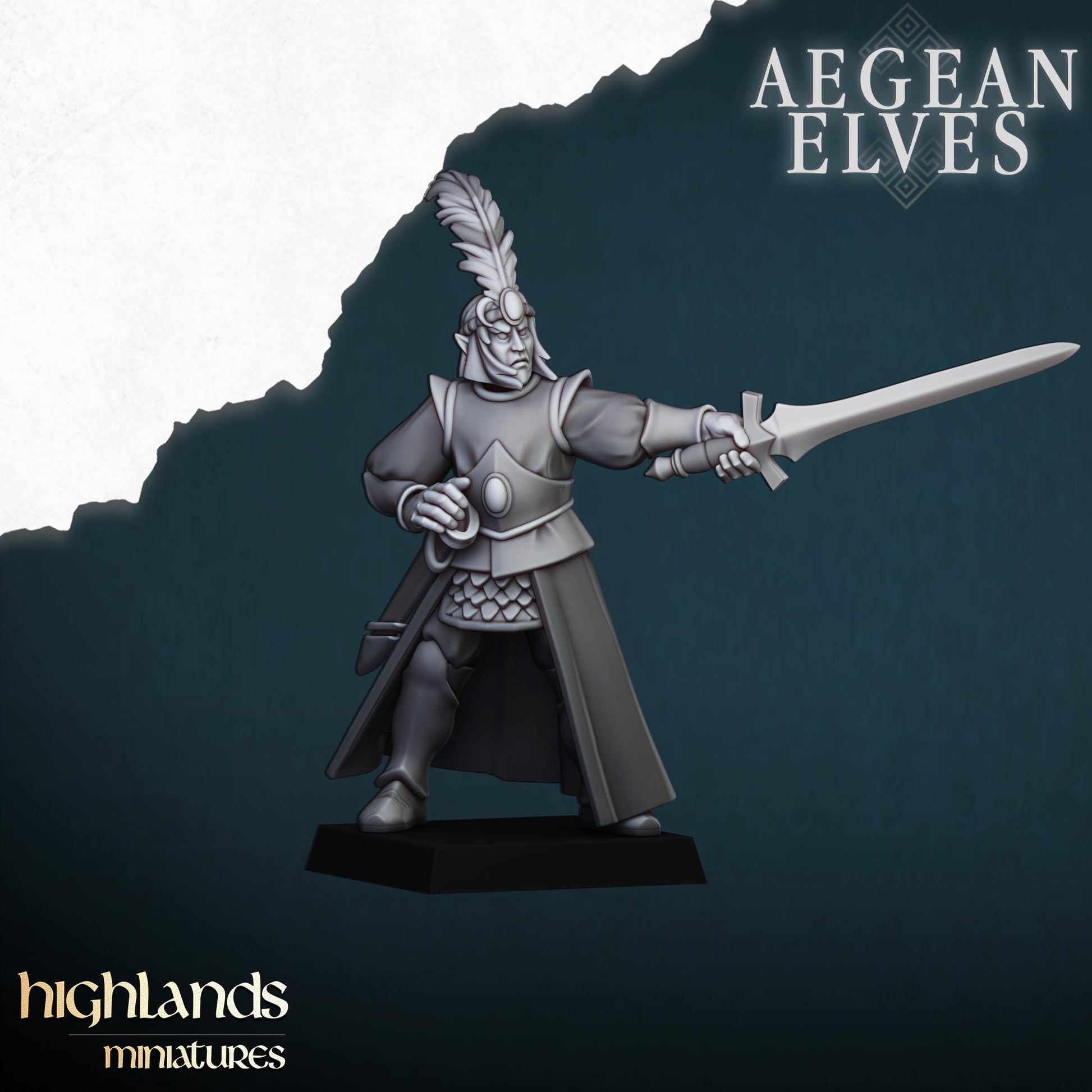 Aegean Elf Ballista | Aegean Elves | Highland Miniatures | 32mm Scale Resin Tabletop RPG Figures for Tabletop Roleplaying and Wargaming