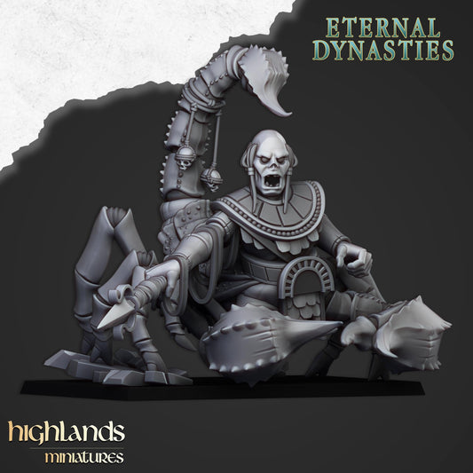 Eternal Scorpion | Eternal Dynasties | Highland Miniatures | 32mm Scale Resin Tabletop RPG Figures for Roleplaying and Wargaming