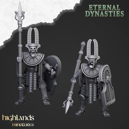 Pharaoh Funeral Ship | Eternal Dynasties | Highland Miniatures | 32mm Scale Resin Tabletop RPG Figures for Roleplaying and Wargaming