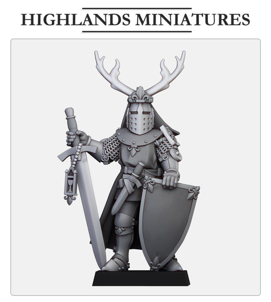 Dismounted Gallia Duke 1 | Gallia | Highland Miniatures | 32mm Scale Resin Tabletop RPG Figures for Roleplaying and Wargaming