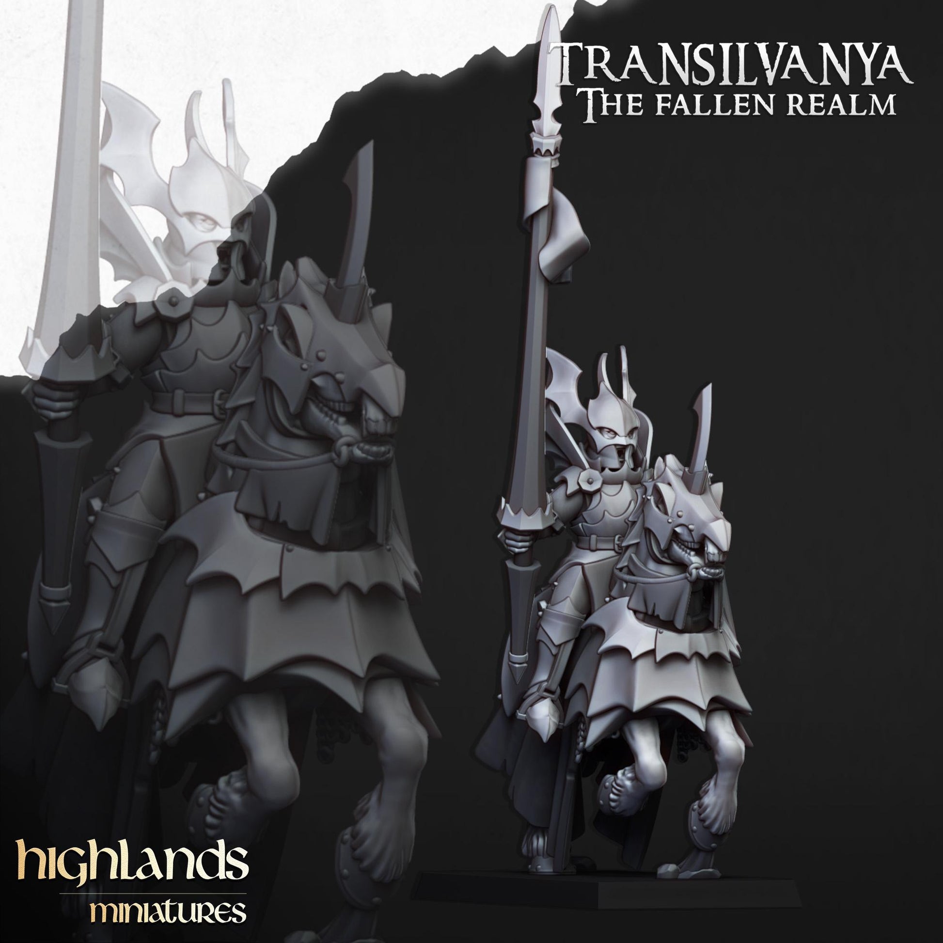 Vampire Knights | Sunland | Highland Miniatures | 32mm Scale Resin Tabletop RPG Figures for Roleplaying and Wargaming