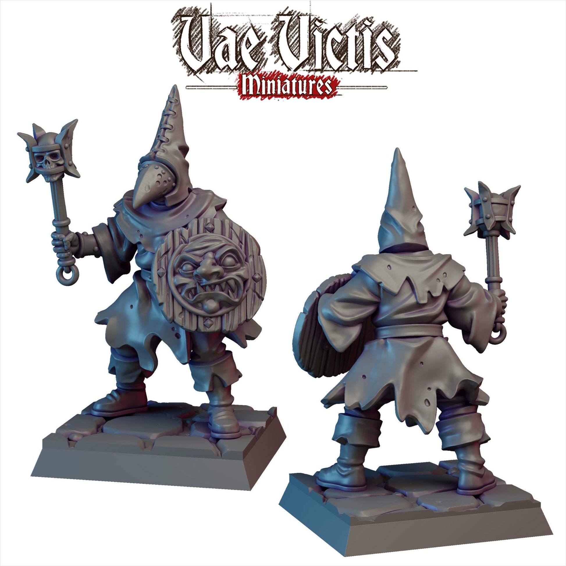 Cultist Set | Vae Victis Miniatures | 32mm Scale Resin Printed Tabletop RPG Figures for Tabletop Roleplaying or Wargaming