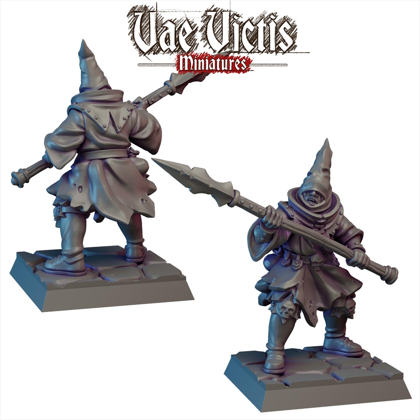 Cultist Set | Vae Victis Miniatures | 32mm Scale Resin Printed Tabletop RPG Figures for Tabletop Roleplaying or Wargaming