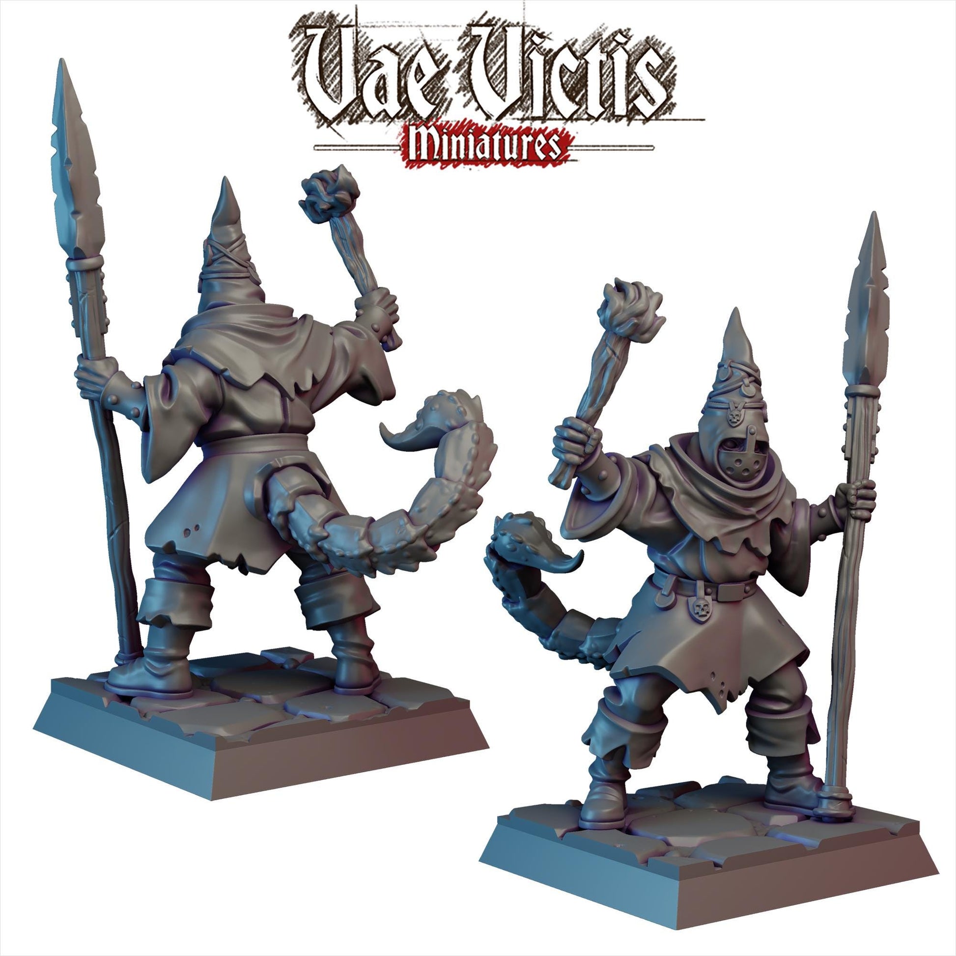 Cultist Set | Vae Victis Miniatures | 32mm Scale Resin Printed Tabletop RPG Figures for Tabletop Roleplaying or Wargaming