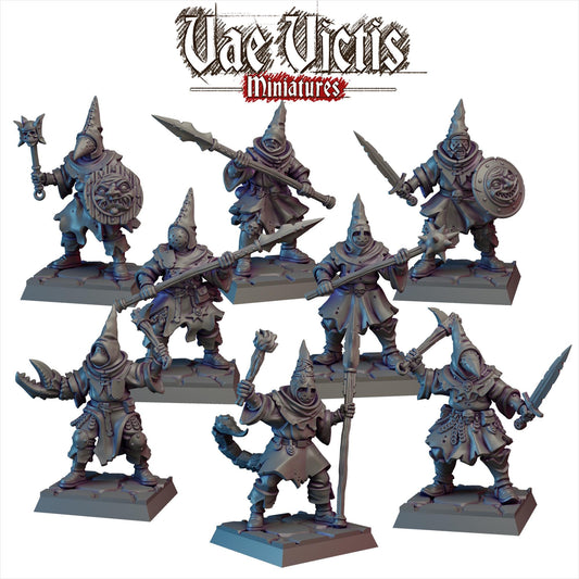 Cultist Set | Vae Victis Miniatures | 32mm Scale Resin Printed Tabletop RPG Figures for Tabletop Roleplaying or Wargaming