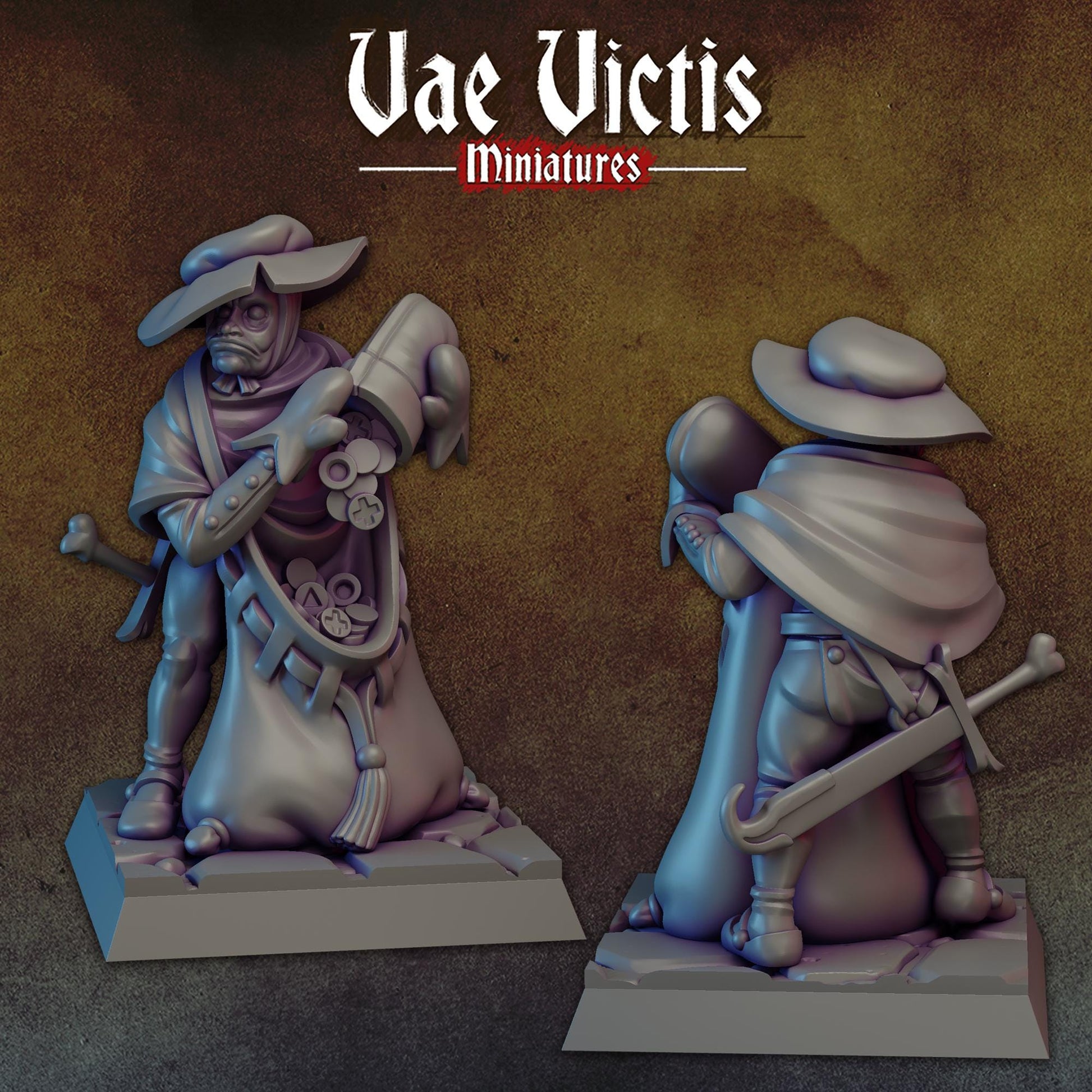 Gold Keeper | Vae Victis Miniatures | 32mm Scale Resin Printed Tabletop RPG Figures for Tabletop Roleplaying or Wargaming