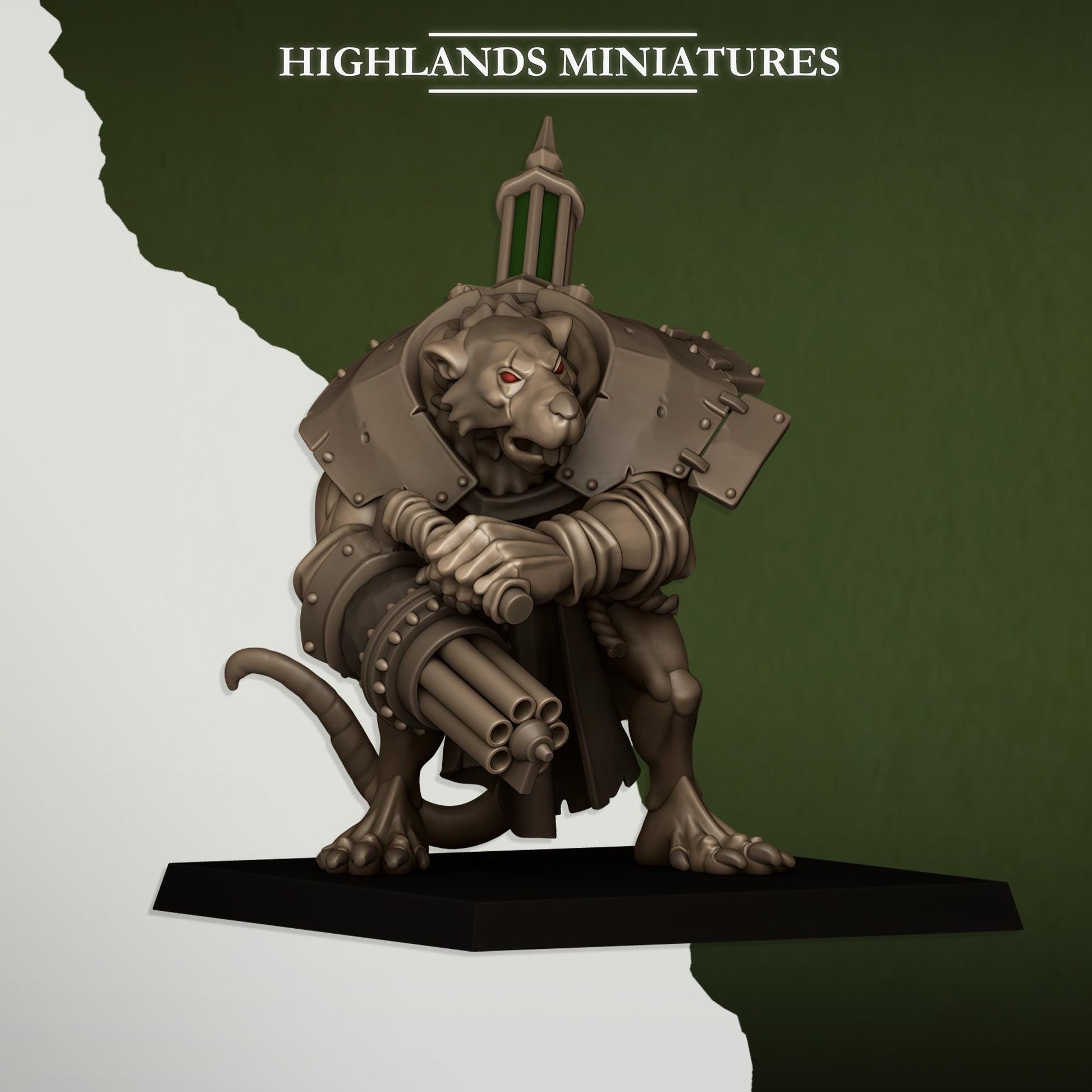 Ratgors and Ratgor Master | Vermin Reinforces | Highland Miniatures | 32mm Scale Resin TTRPG Figures for Roleplaying and Wargaming