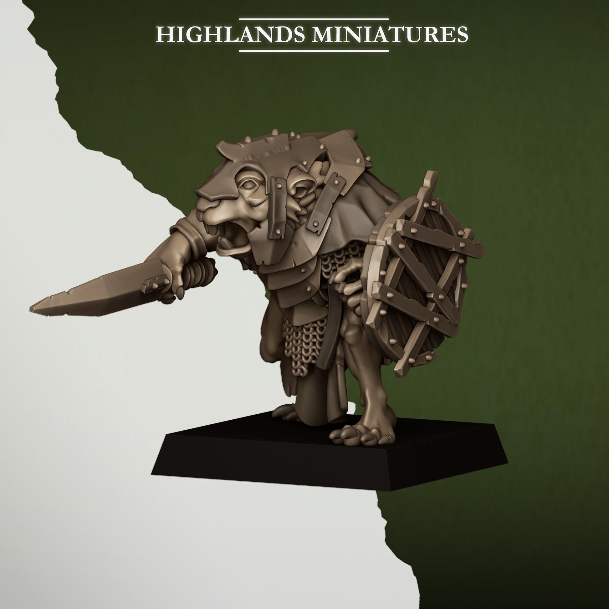 Sewer Rats | Vermin Reinforces | Highland Miniatures | 32mm Scale Resin TTRPG Figures for Roleplaying and Wargaming