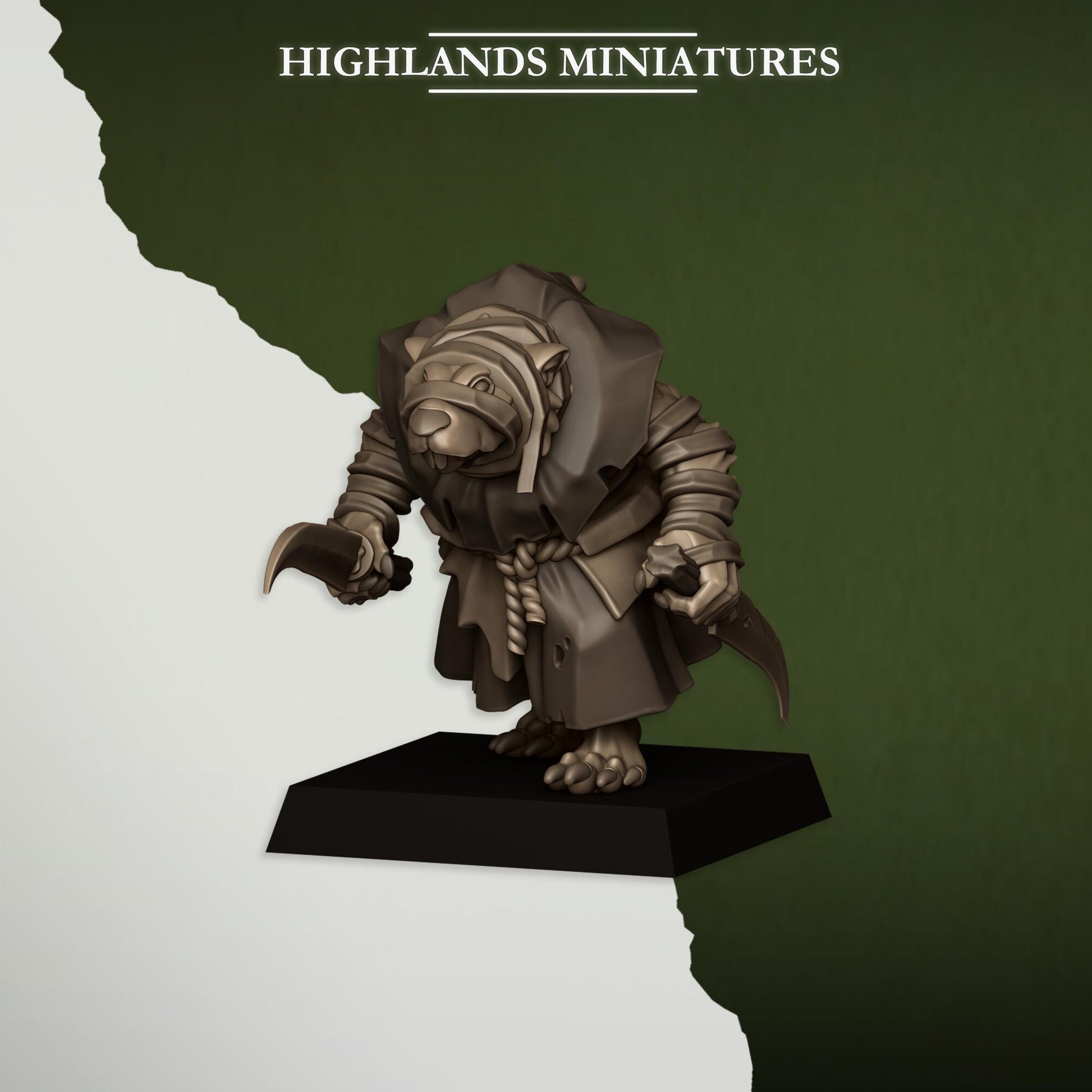 Vermin Acolytes | Vermin Reinforces | Highland Miniatures | 32mm Scale Resin TTRPG Figures for Roleplaying and Wargaming
