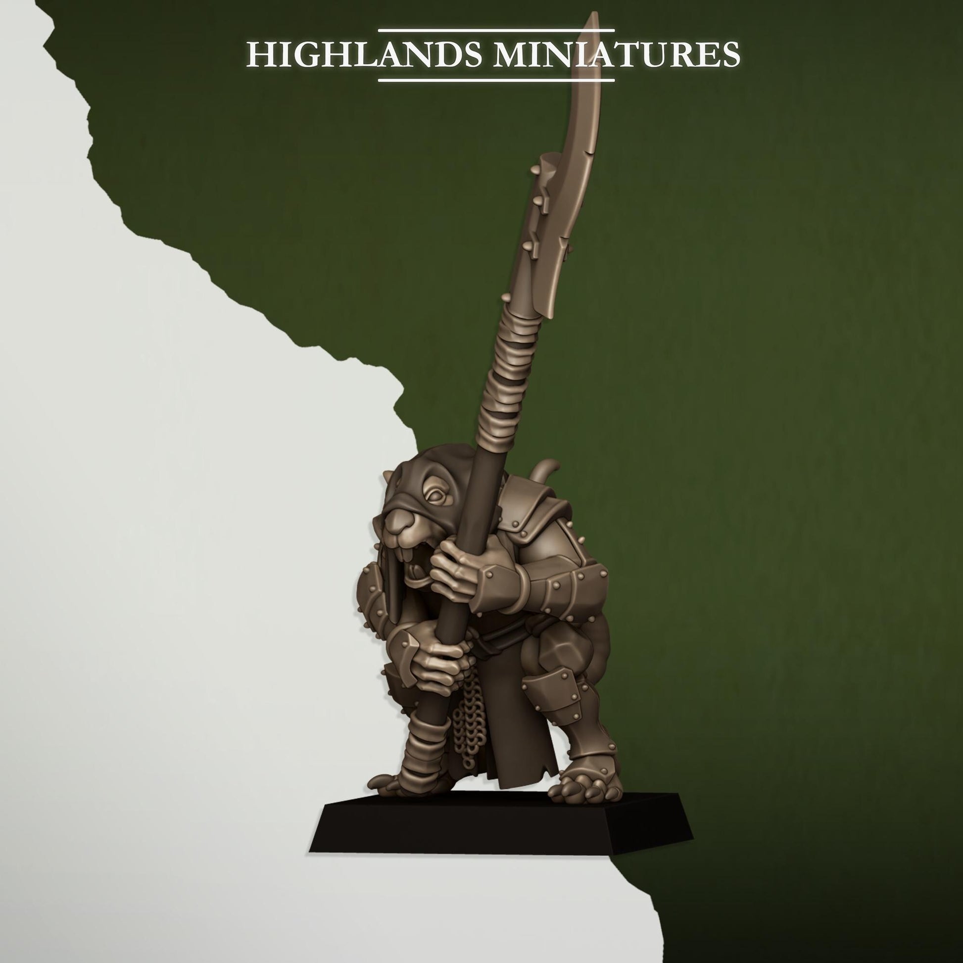 Vermin Vanguard | Vermin Reinforces | Highland Miniatures | 32mm Scale Resin TTRPG Figures for Roleplaying and Wargaming