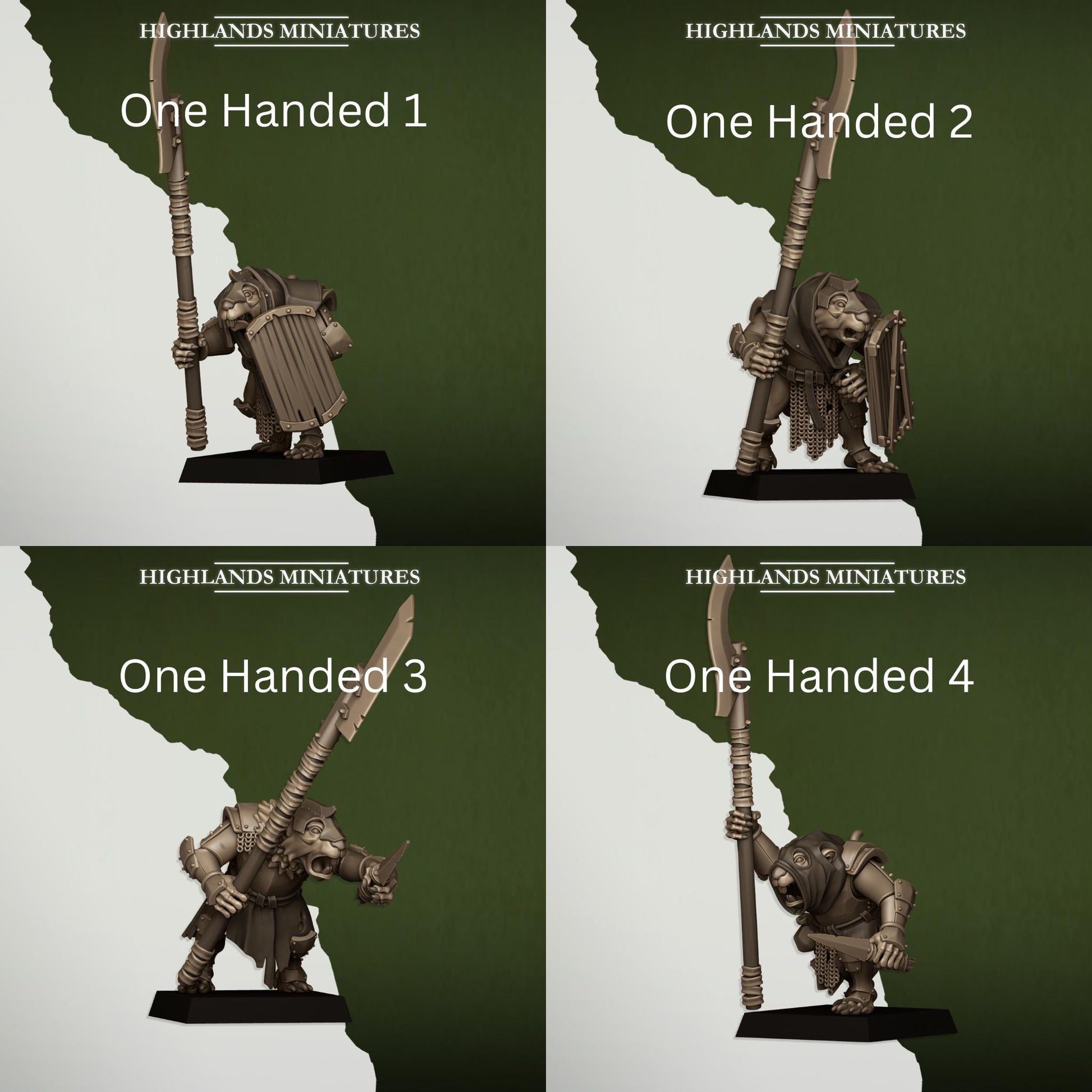 Vermin Vanguard | Vermin Reinforces | Highland Miniatures | 32mm Scale Resin TTRPG Figures for Roleplaying and Wargaming