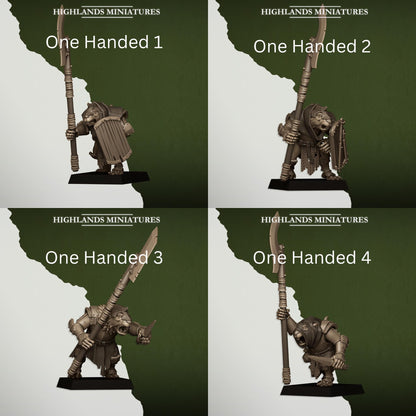 Vermin Vanguard | Vermin Reinforces | Highland Miniatures | 32mm Scale Resin TTRPG Figures for Roleplaying and Wargaming