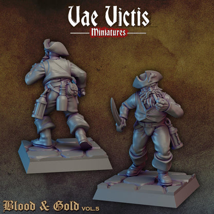 Human Mercenaries Set Vol 2 | Vae Victis Miniatures | 32mm Scale Resin Printed Tabletop RPG Figures for Tabletop Roleplaying or Wargaming