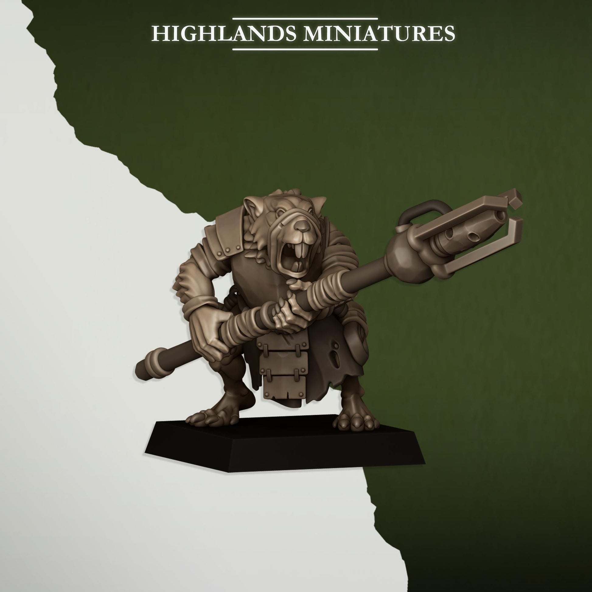 Ratgors and Ratgor Master | Vermin Reinforces | Highland Miniatures | 32mm Scale Resin TTRPG Figures for Roleplaying and Wargaming