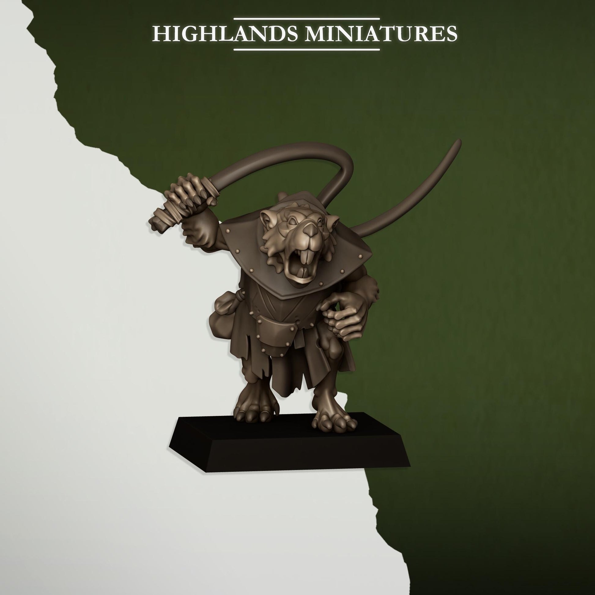 Rats and Rat Masters | Vermin Reinforces | Highland Miniatures | 32mm Scale Resin TTRPG Figures for Roleplaying and Wargaming