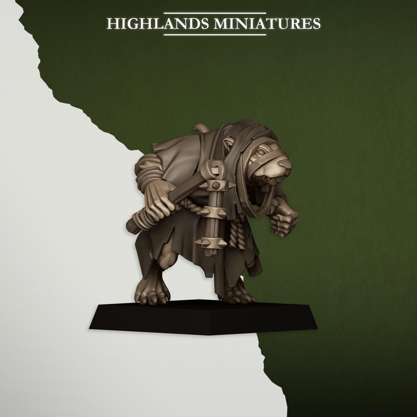 Vermin Acolytes | Vermin Reinforces | Highland Miniatures | 32mm Scale Resin TTRPG Figures for Roleplaying and Wargaming