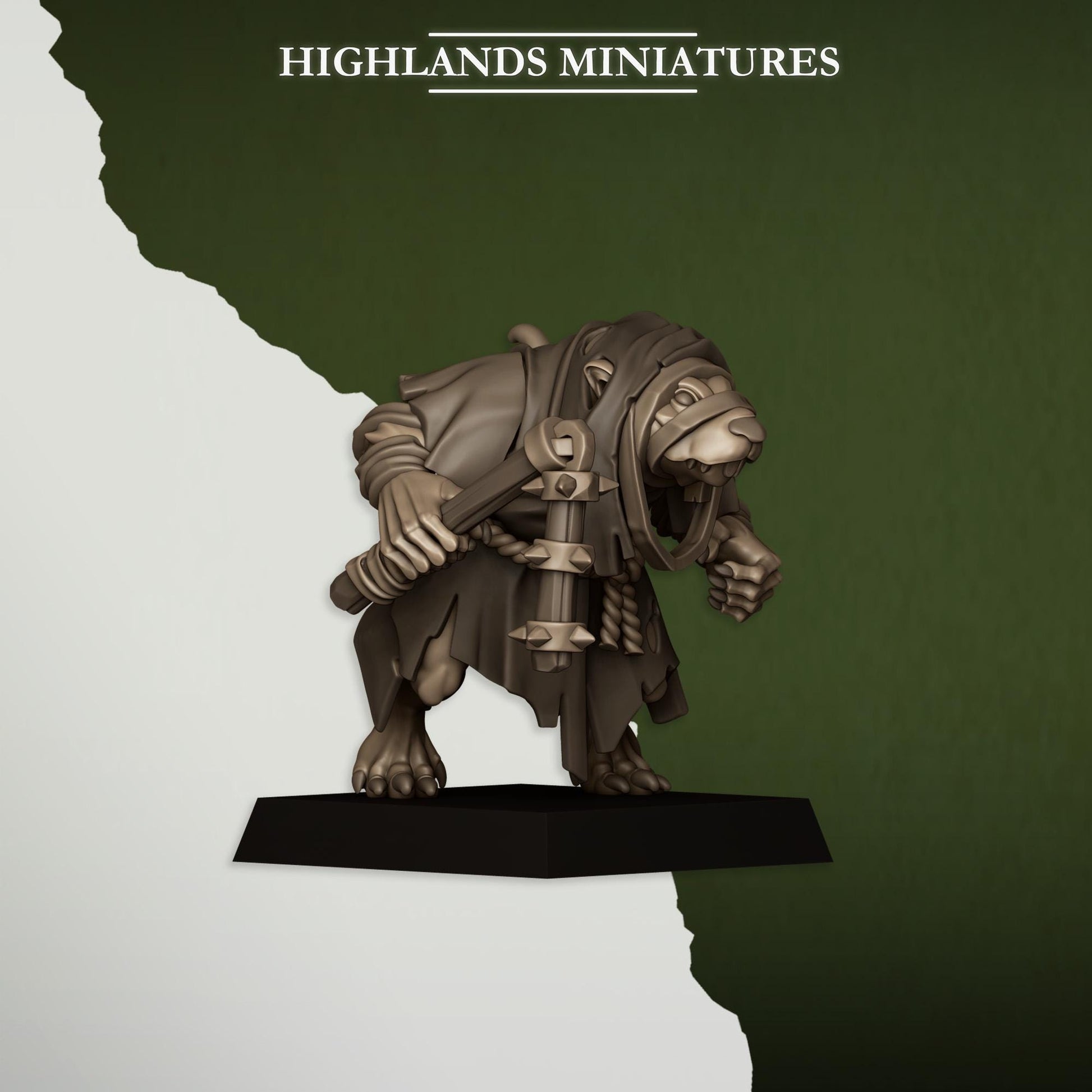 Vermin Acolytes | Vermin Reinforces | Highland Miniatures | 32mm Scale Resin TTRPG Figures for Roleplaying and Wargaming