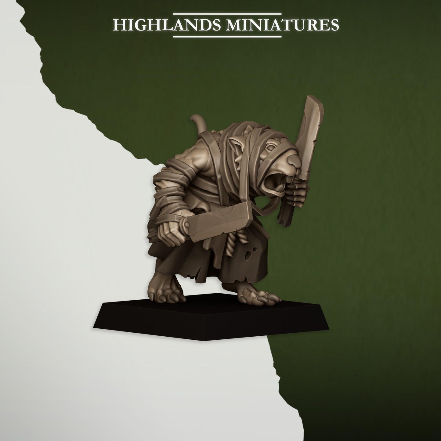 Vermin Acolytes | Vermin Reinforces | Highland Miniatures | 32mm Scale Resin TTRPG Figures for Roleplaying and Wargaming