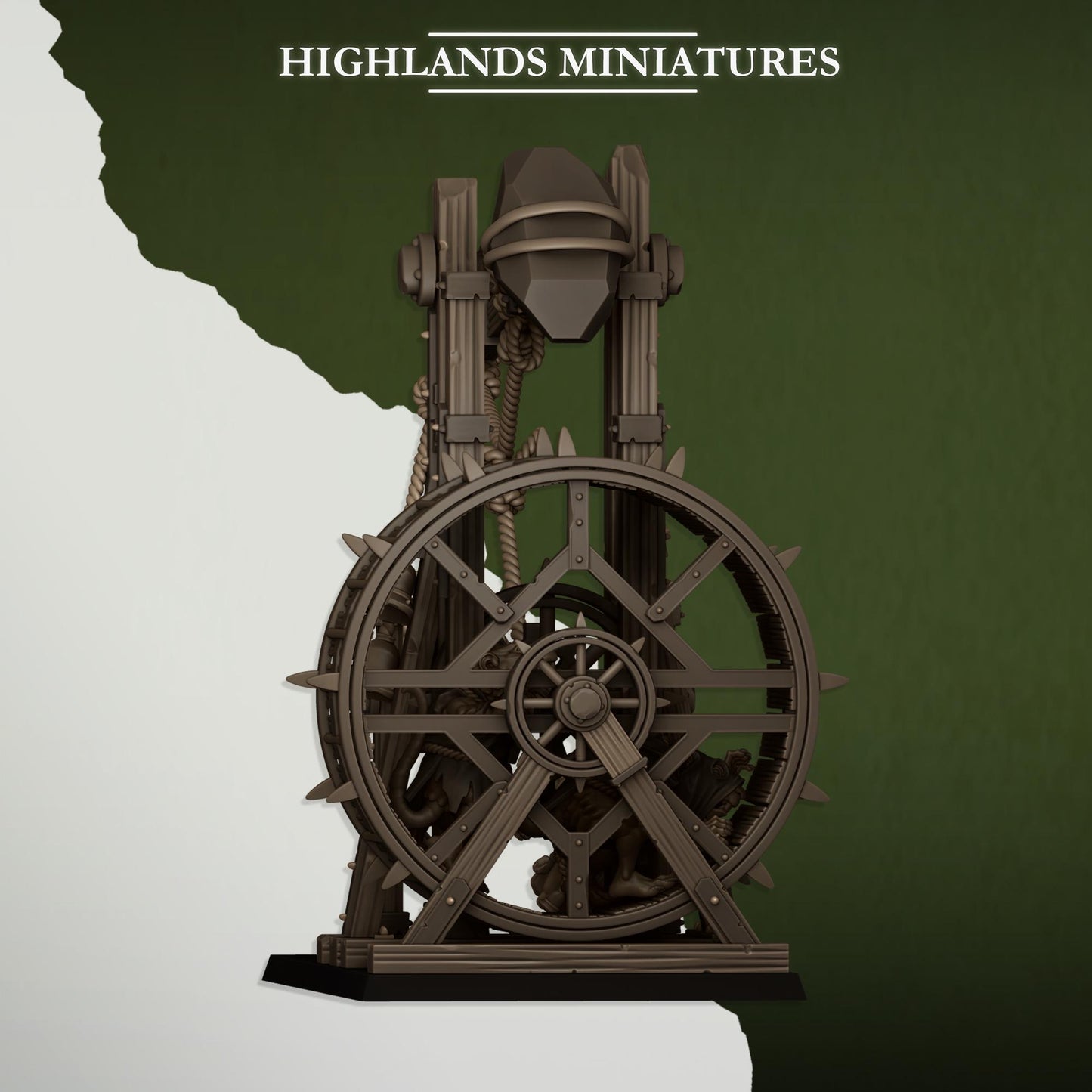 Vermin Censer Thrower | Vermin Reinforces | Highland Miniatures | 32mm Scale Resin TTRPG Figures for Roleplaying and Wargaming