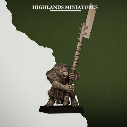 Vermin Vanguard | Vermin Reinforces | Highland Miniatures | 32mm Scale Resin TTRPG Figures for Roleplaying and Wargaming