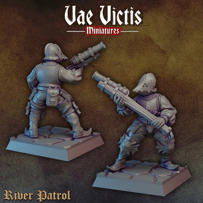 River Patrol Set | Vae Victis Miniatures | 32mm Scale Resin Printed Tabletop RPG Figures for Tabletop Roleplaying or Wargaming