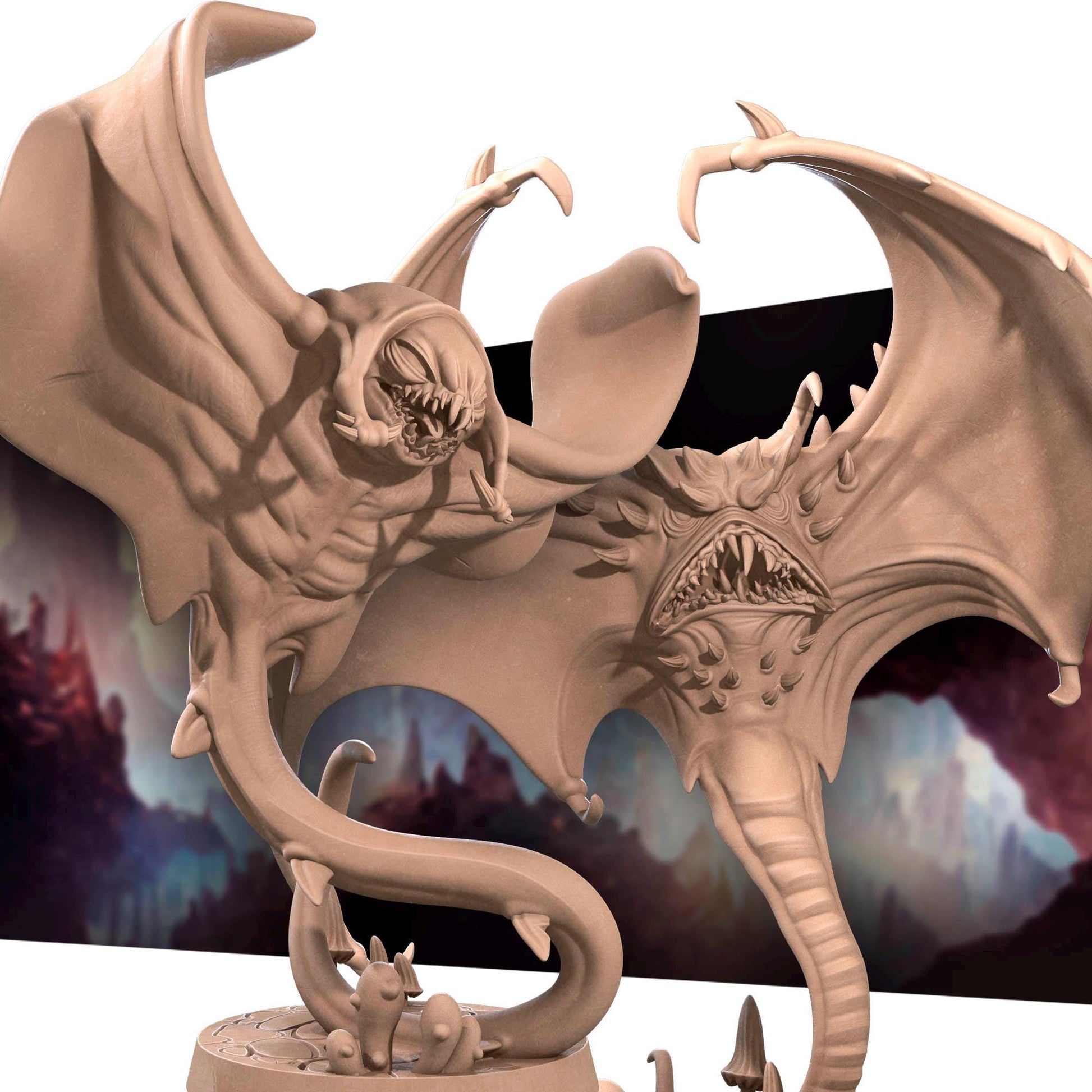 Cloakers | Dungeon Underdark | Bite The Bullet | 35mm Scale | Resin Printed Tabletop RPG Miniature Figures | DND | 5E