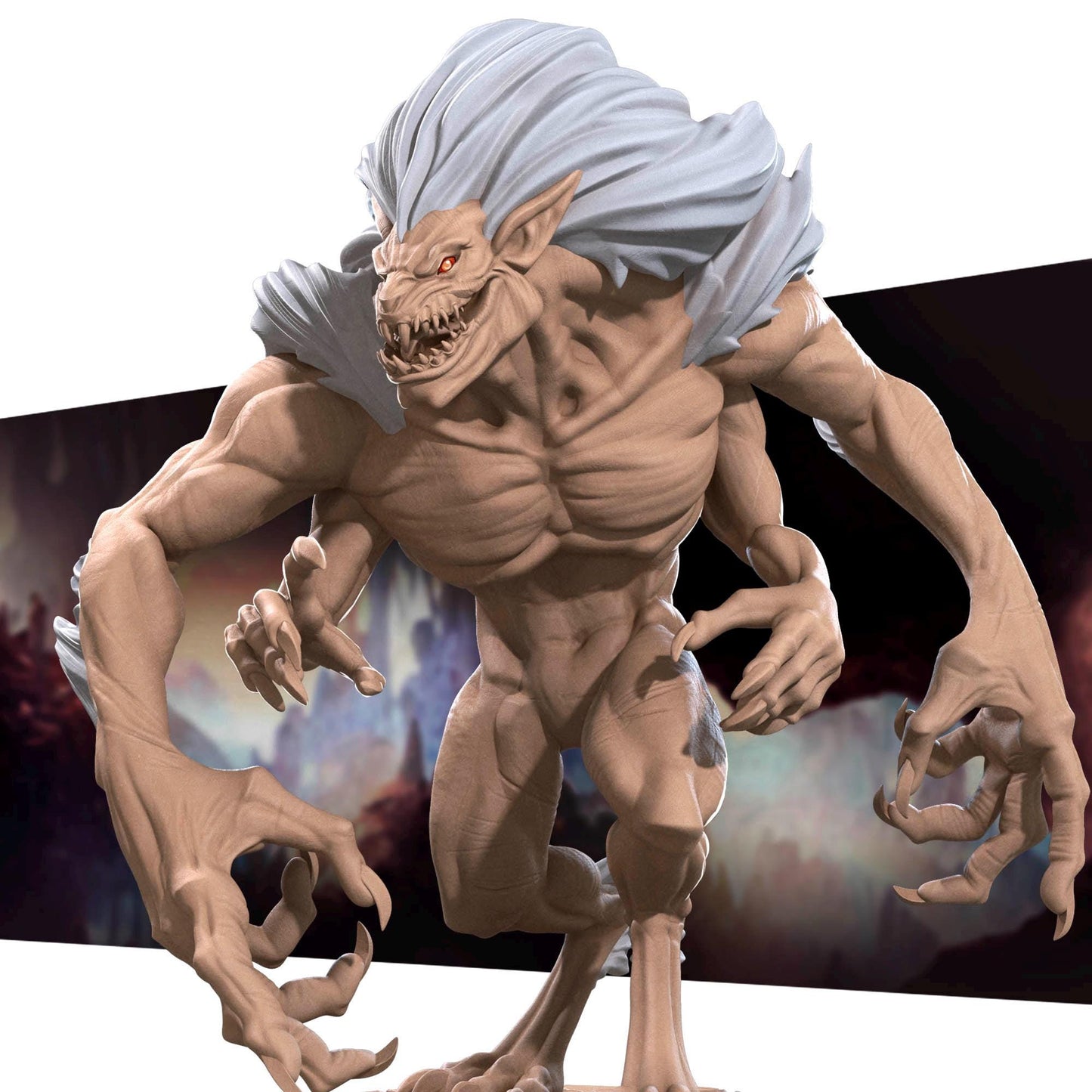 Draegloth | Dungeon Underdark | Bite The Bullet | 35mm Scale | Resin Printed Tabletop RPG Miniature Figures | DND | 5E