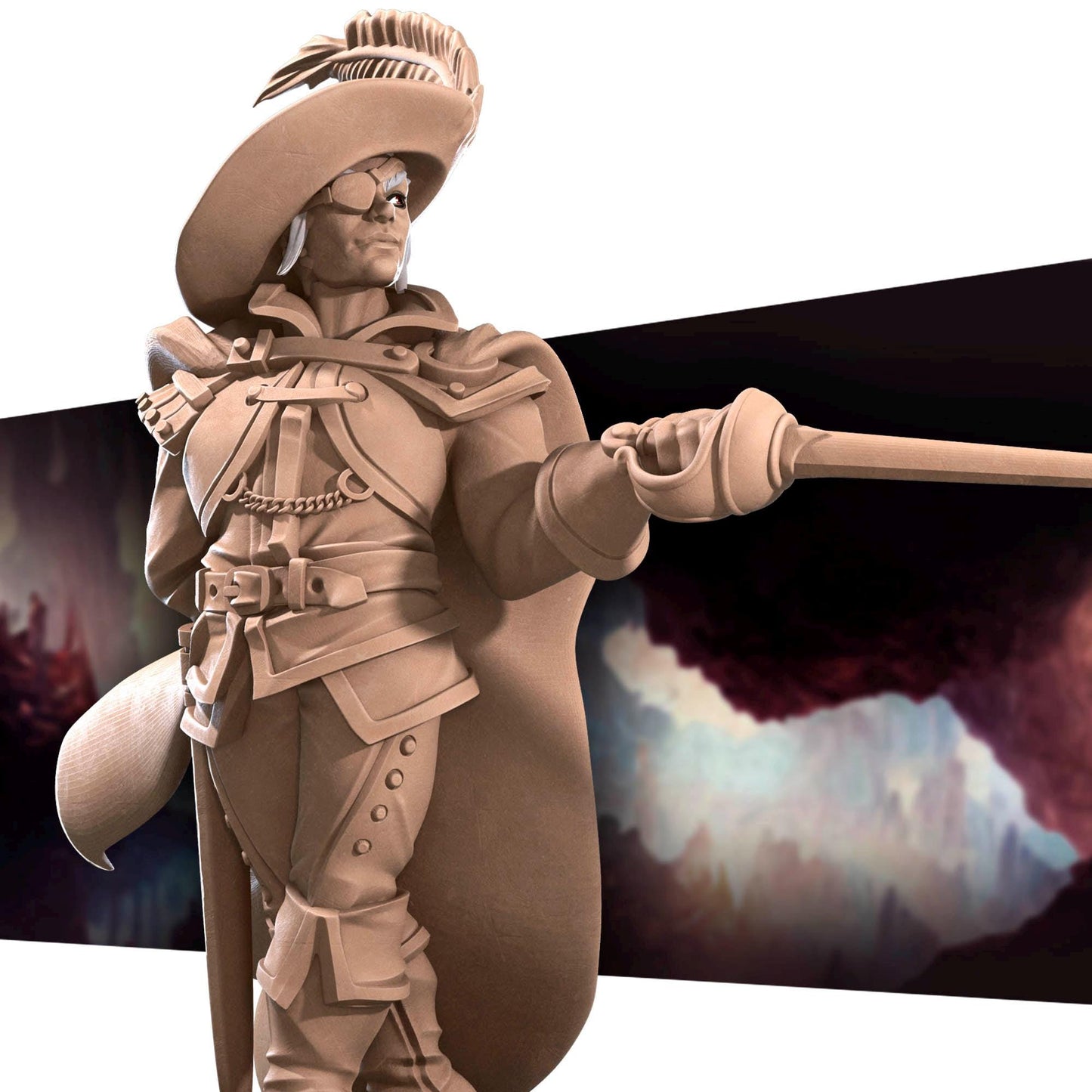 Drow Mercenary | Dungeon Underdark | Bite The Bullet | 35mm Scale | Resin Printed Tabletop RPG Miniature Figures | DND | 5E