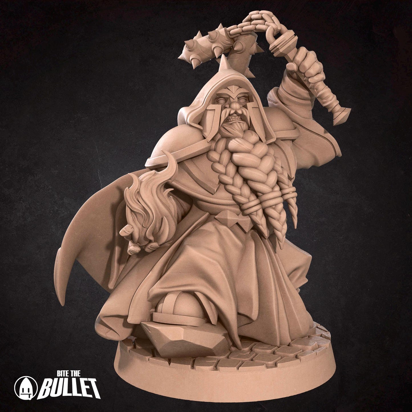 Duergar Cleric | Dungeon Underdark | Bite The Bullet | 35mm Scale | Resin Printed Tabletop RPG Miniature Figures | DND | 5E