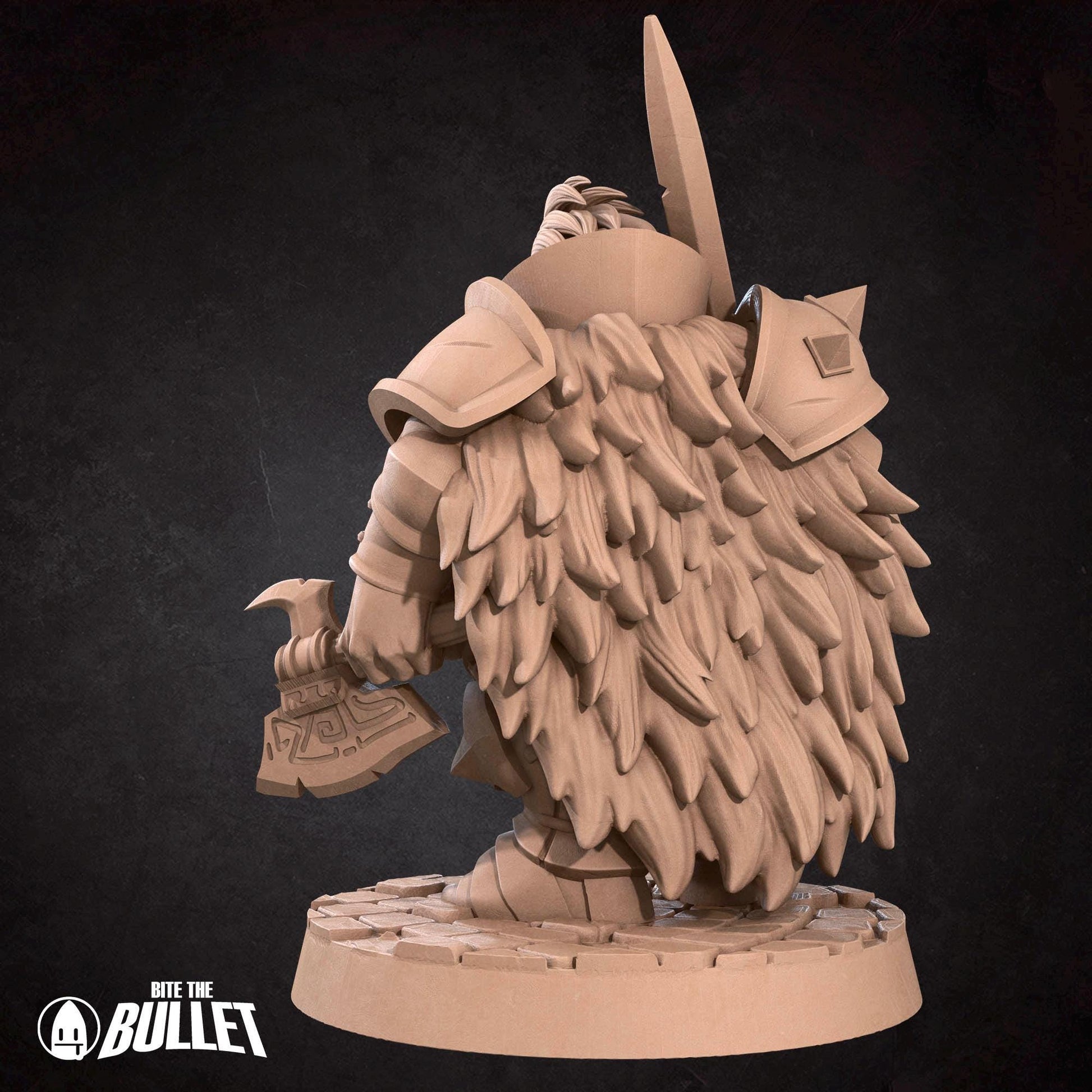 Duergar Fighter | Dungeon Underdark | Bite The Bullet | 35mm Scale | Resin Printed Tabletop RPG Miniature Figures | DND | 5E
