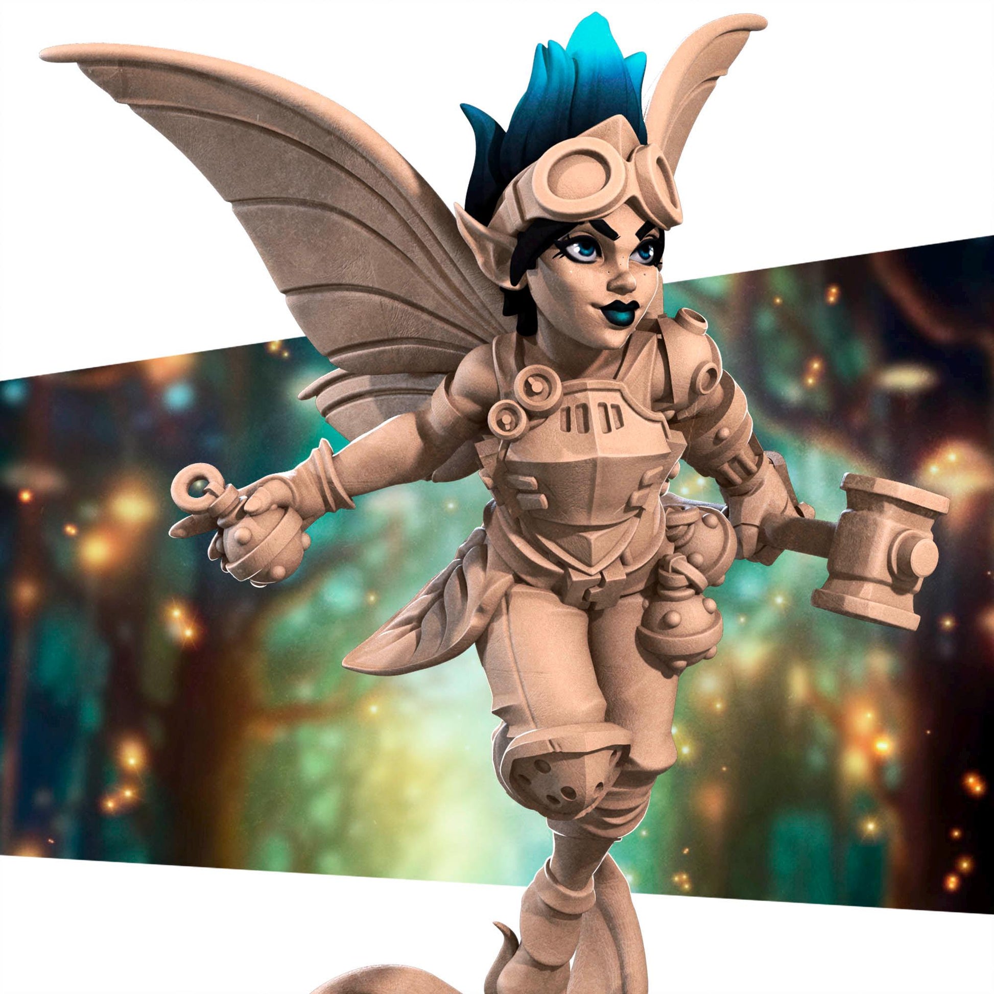Pixie Artificer | Pixies | Bite The Bullet | 35mm Scale | Resin Printed Tabletop RPG Miniature Figures | DND | 5E