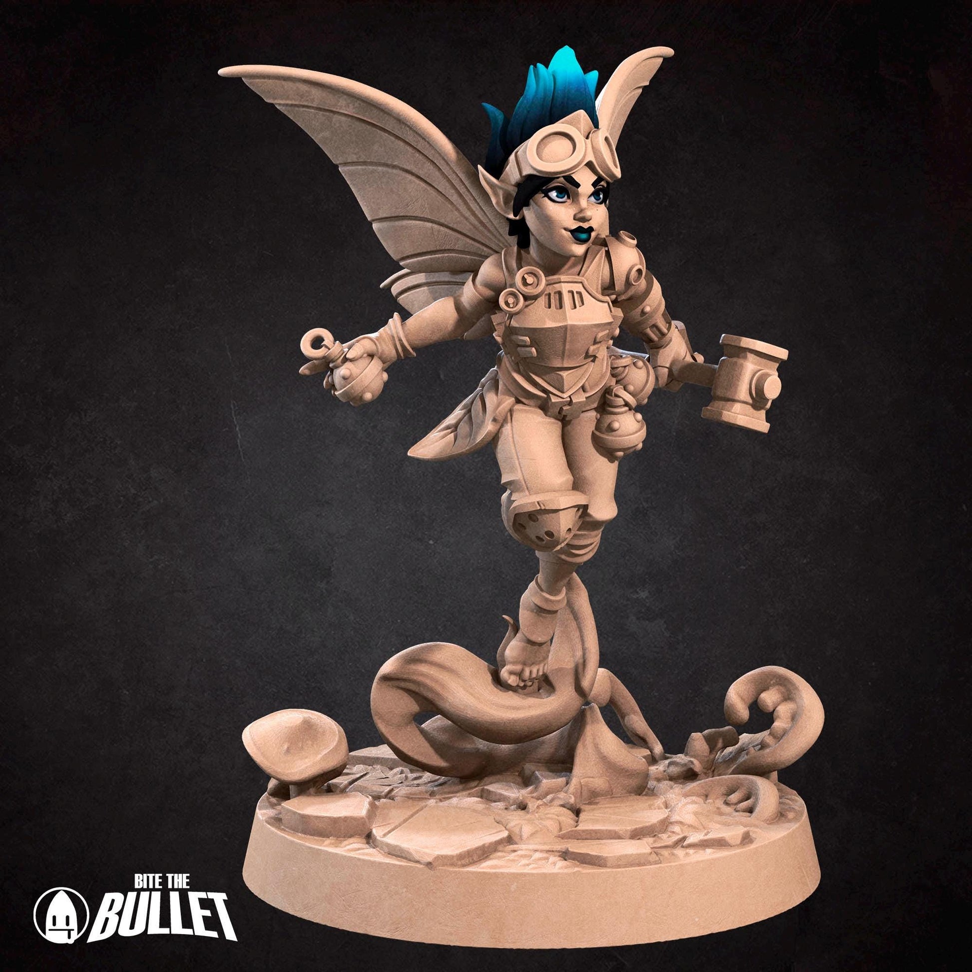 Pixie Artificer | Pixies | Bite The Bullet | 35mm Scale | Resin Printed Tabletop RPG Miniature Figures | DND | 5E