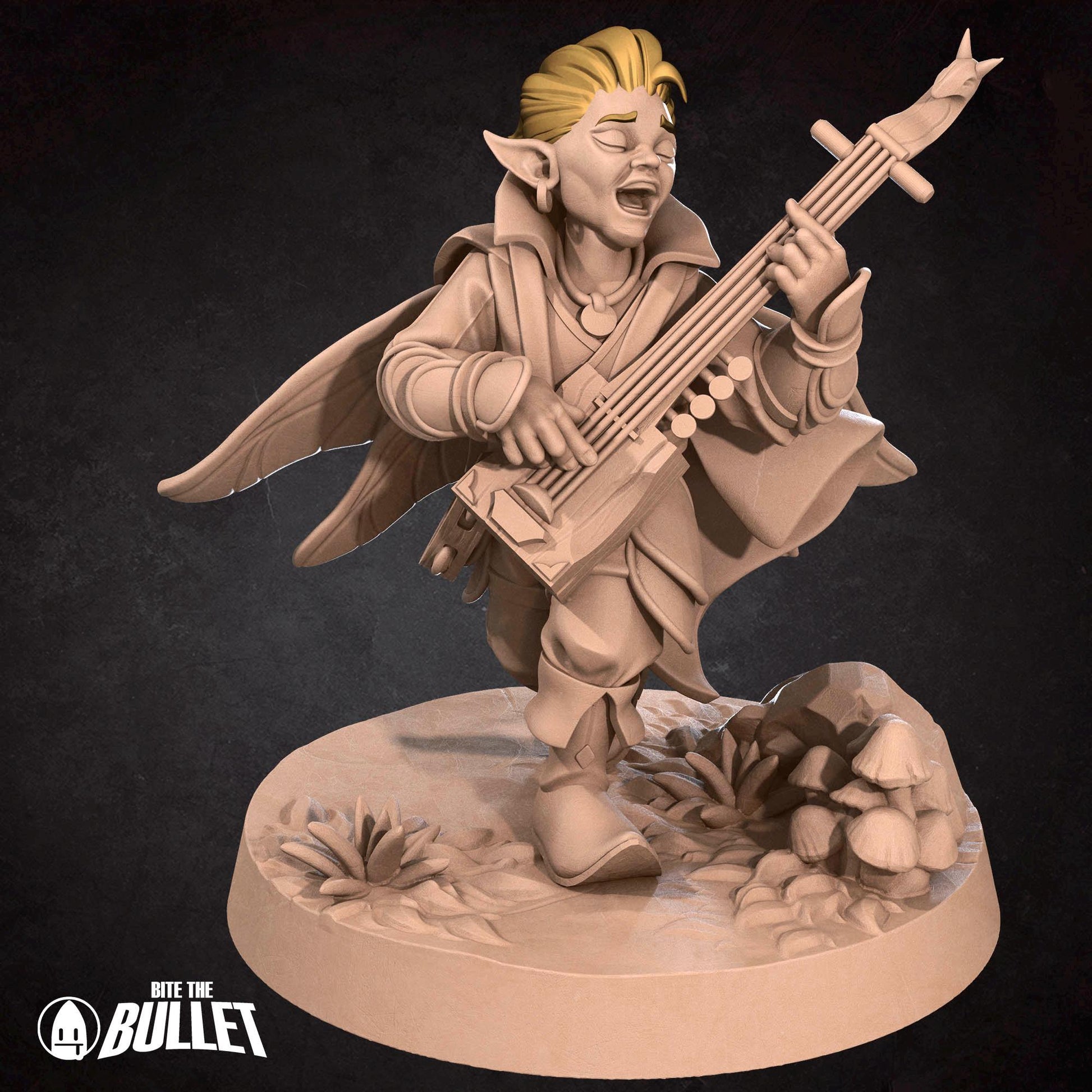 Pixie Bard | Pixies | Bite The Bullet | 35mm Scale | Resin Printed Tabletop RPG Miniature Figures | DND | 5E