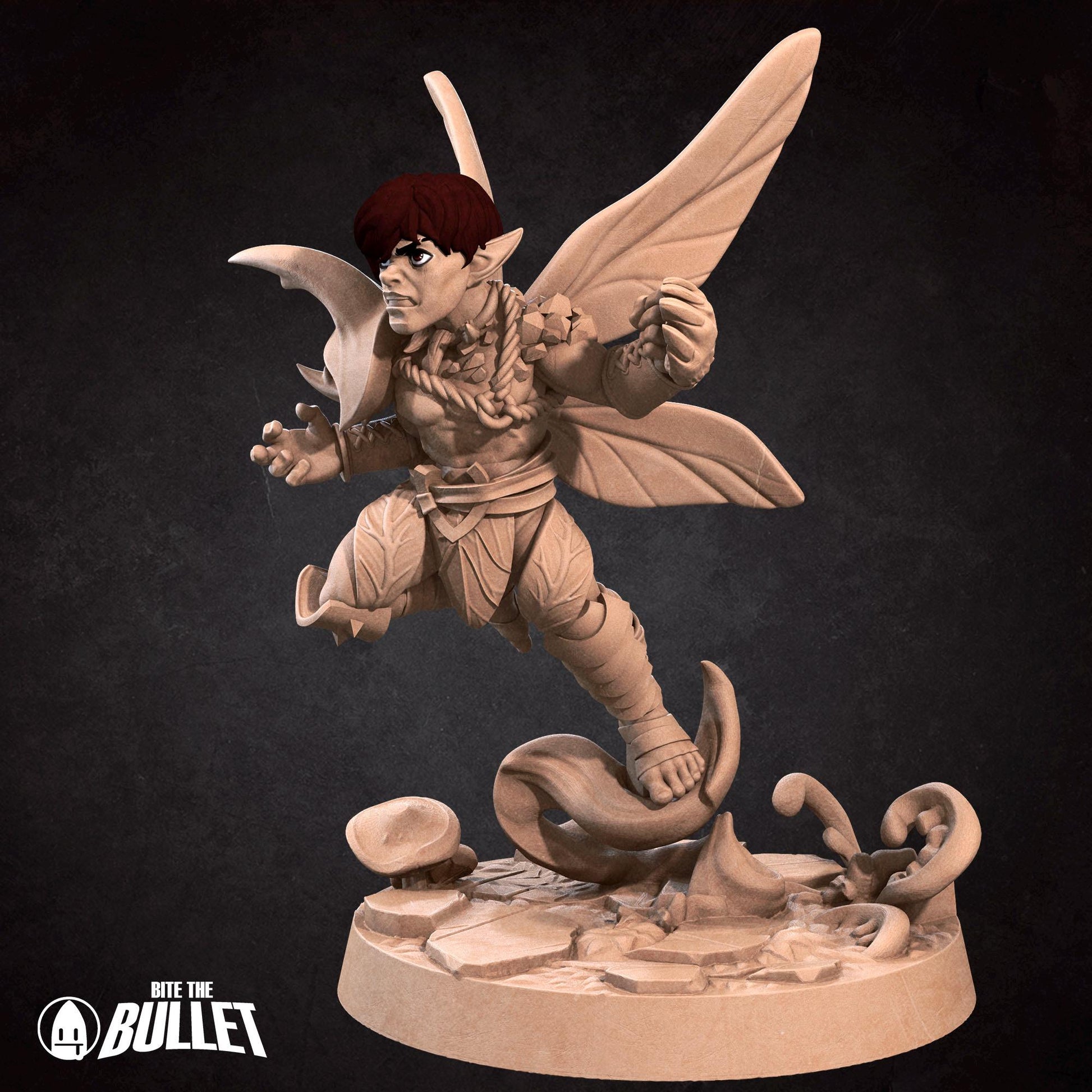Pixie Fighter | Pixies | Bite The Bullet | 35mm Scale | Resin Printed Tabletop RPG Miniature Figures | DND | 5E