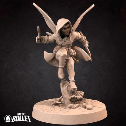 Pixie Rogue | Pixies | Bite The Bullet | 35mm Scale | Resin Printed Tabletop RPG Miniature Figures | DND | 5E