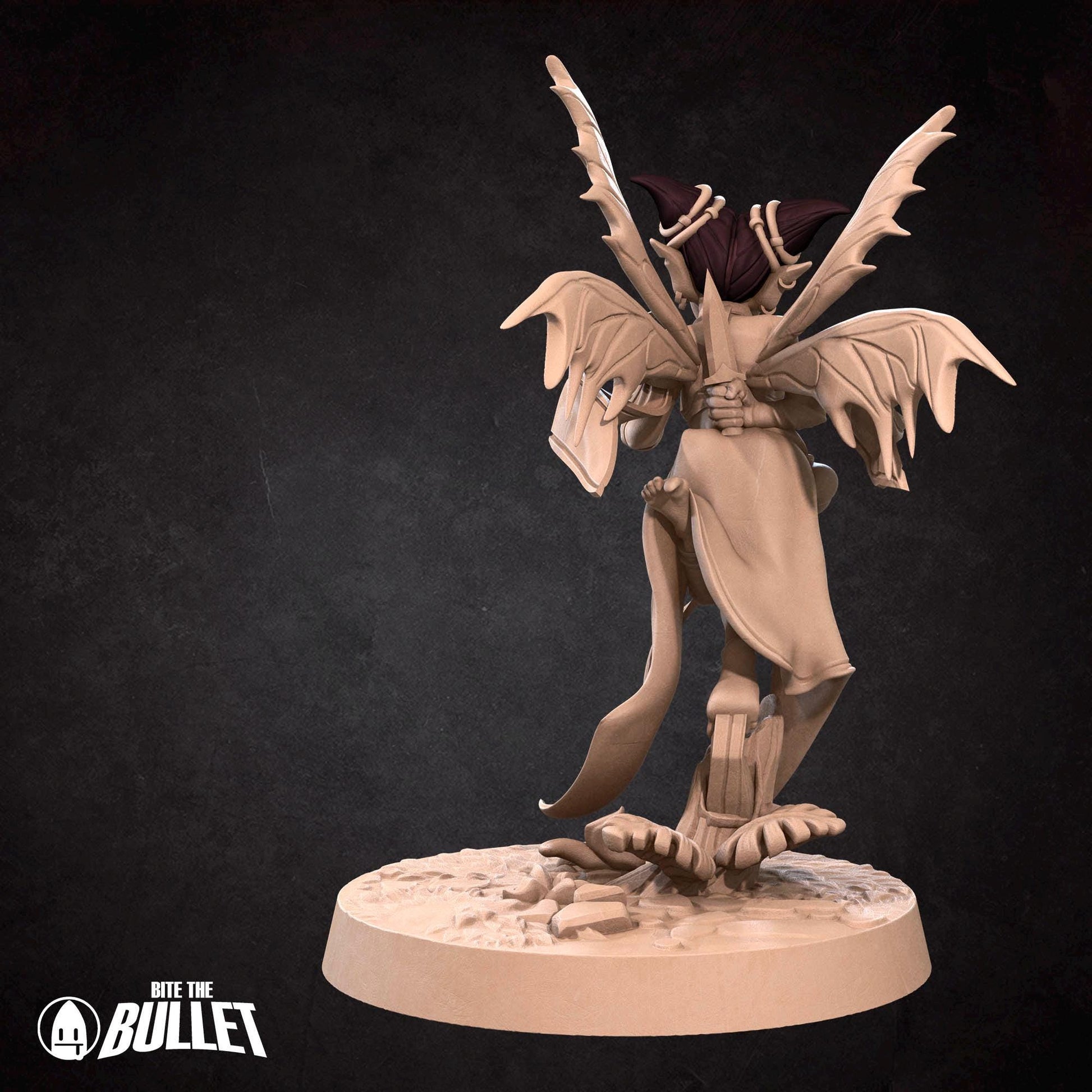 Pixie Warlock | Pixies | Bite The Bullet | 35mm Scale | Resin Printed Tabletop RPG Miniature Figures | DND | 5E