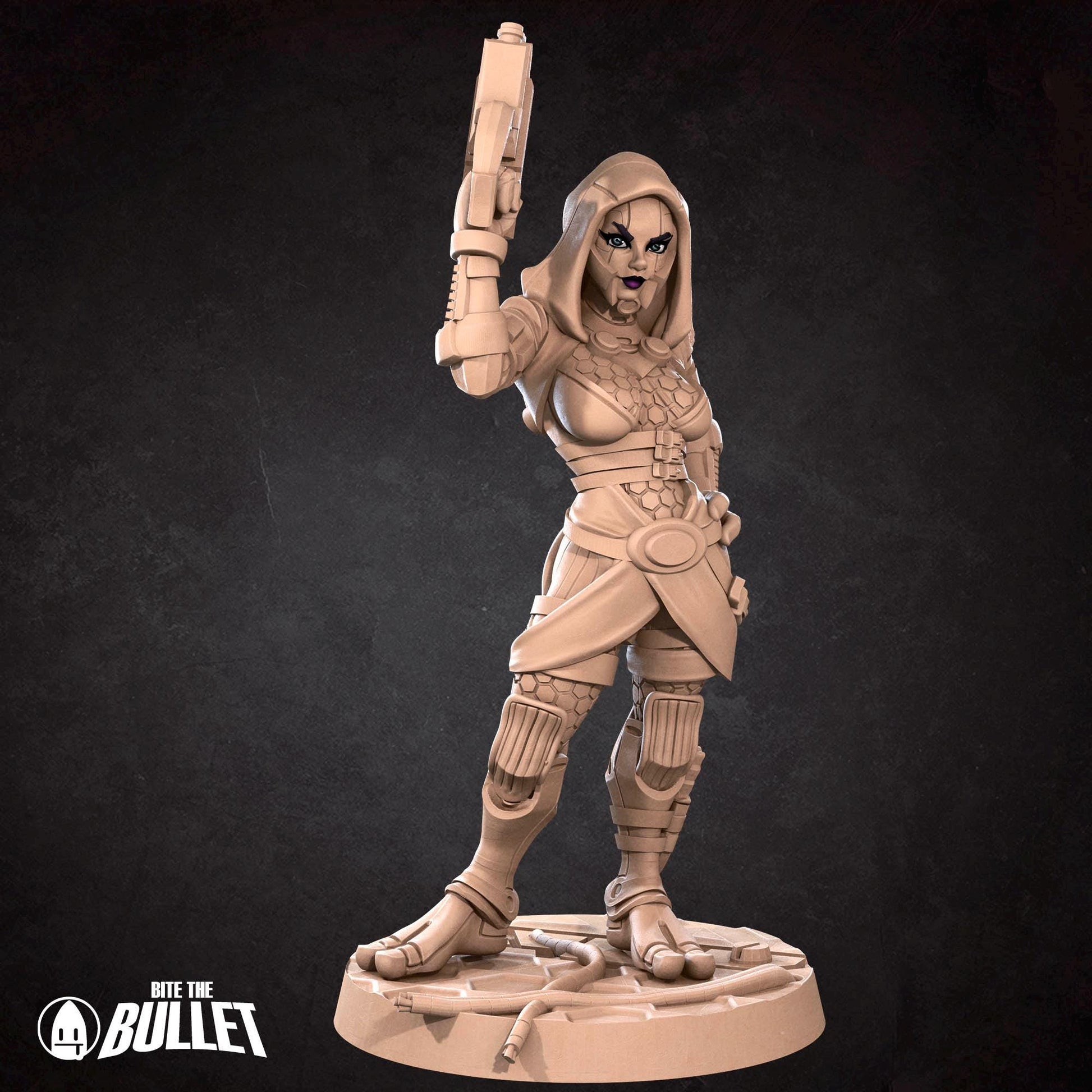Tahlia | Bullet Galaxy | Bite The Bullet | 35mm Scale | Resin Printed Tabletop RPG Miniature Figures | DND | 5E