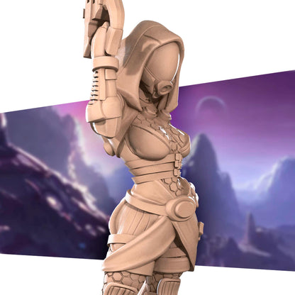 Tahlia | Bullet Galaxy | Bite The Bullet | 35mm Scale | Resin Printed Tabletop RPG Miniature Figures | DND | 5E