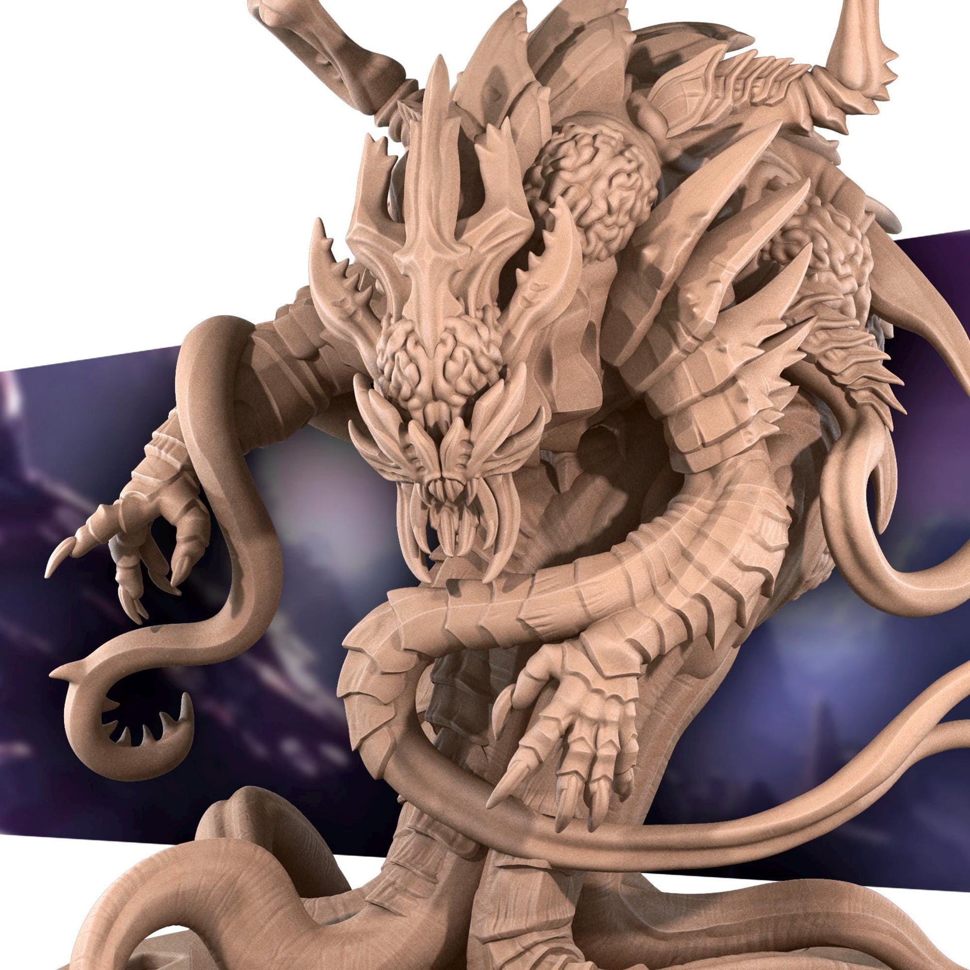 Space Monster | Bullet Galaxy | Bite The Bullet | 35mm Scale | Resin Printed Tabletop RPG Miniature Figures | DND | 5E