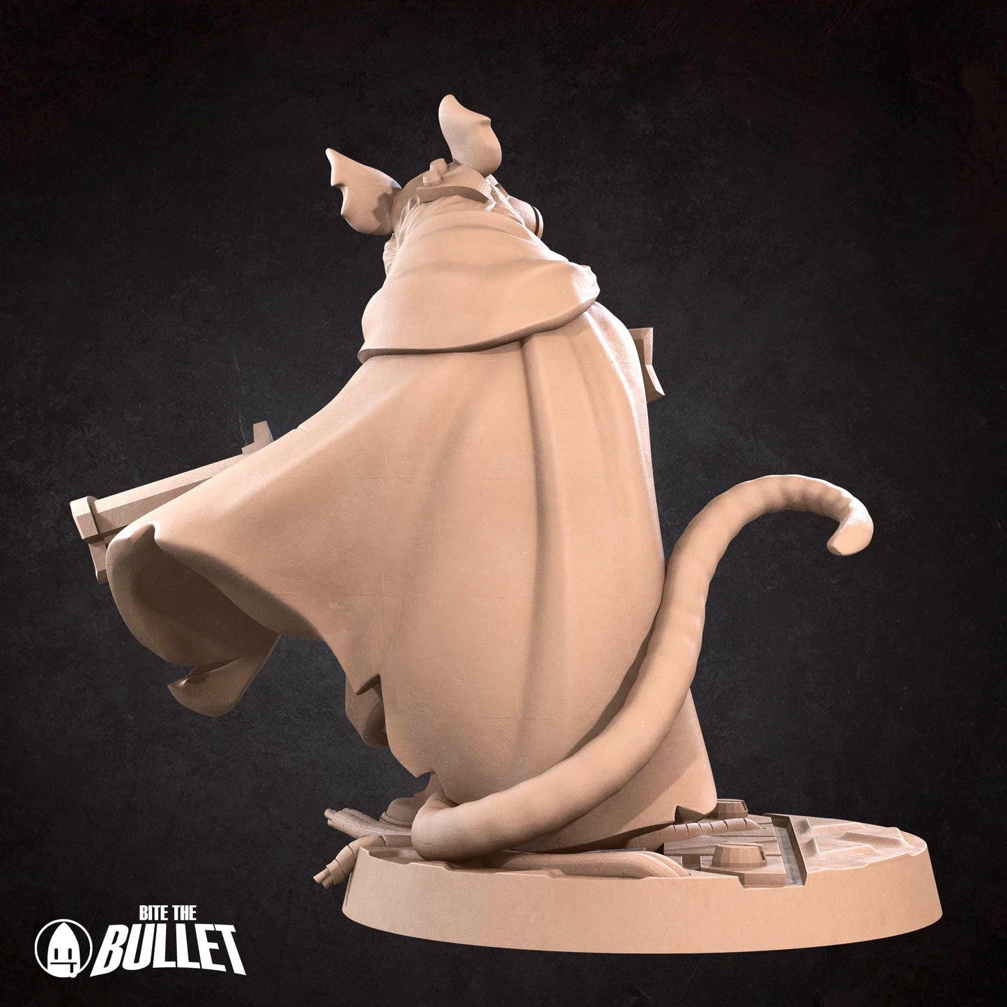 Space Ratfolk Soldier | Bullet Galaxy | Bite The Bullet | 35mm Scale | Resin Printed Tabletop RPG Miniature Figures | DND | 5E