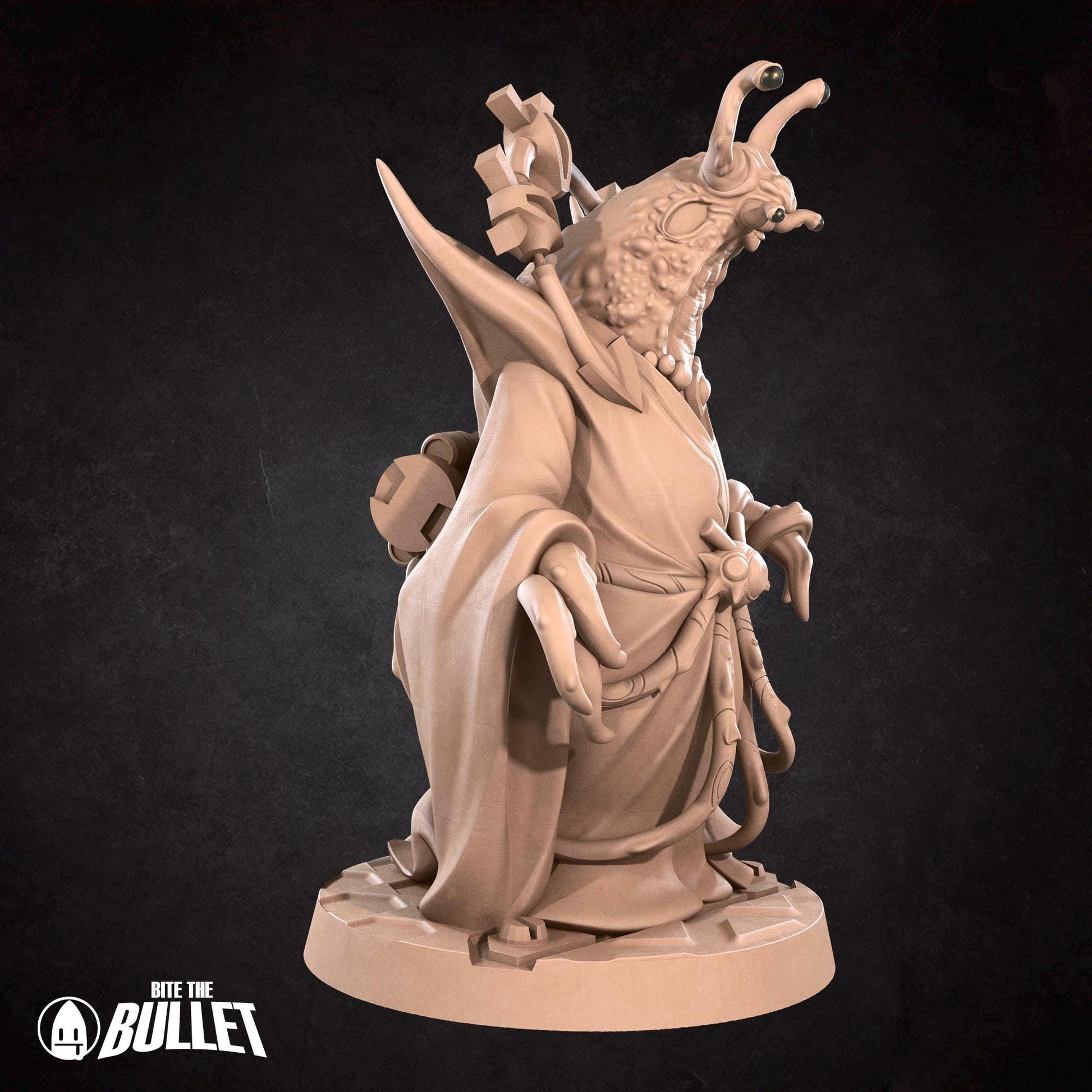 Space Slug Mystic | Bullet Galaxy | Bite The Bullet | 35mm Scale | Resin Printed Tabletop RPG Miniature Figures | DND | 5E