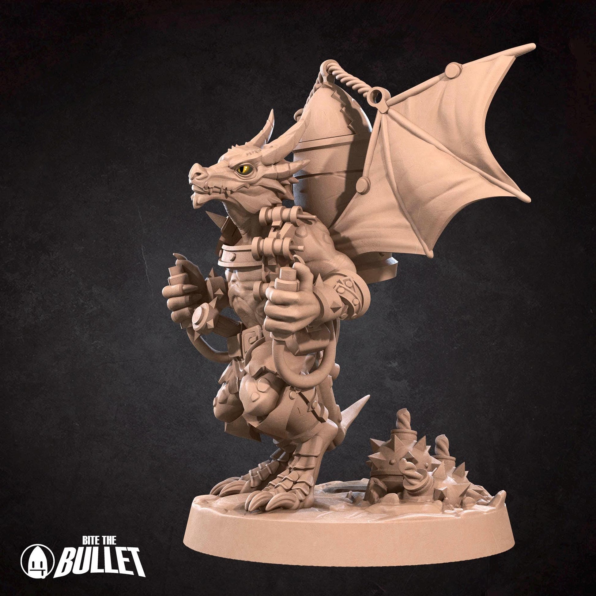Kobold Artiticer | Kobolds D&D | Bite The Bullet | 35mm Scale | Resin Printed Tabletop RPG Miniature Figures | DND | 5E