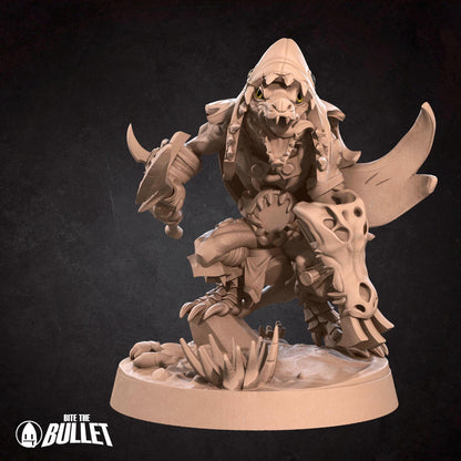 Kobold Fighter | Kobolds D&D | Bite The Bullet | 35mm Scale | Resin Printed Tabletop RPG Miniature Figures | DND | 5E