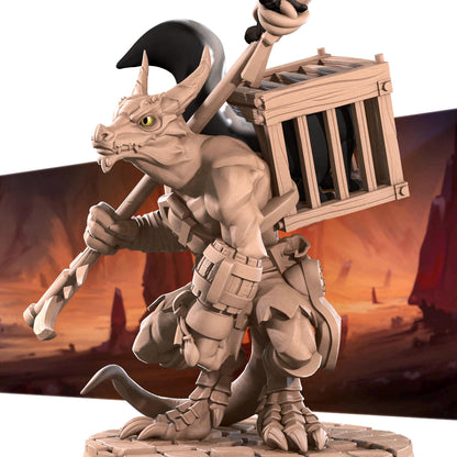 Kobold Inventor | Kobolds D&D | Bite The Bullet | 35mm Scale | Resin Printed Tabletop RPG Miniature Figures | DND | 5E
